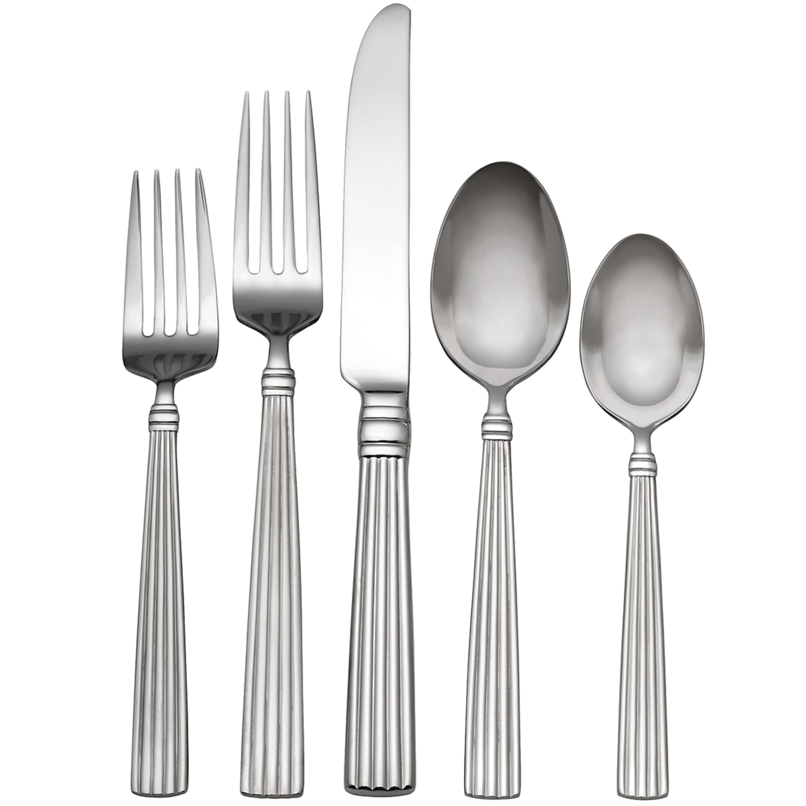 Reed & Barton Crescendo II 65-Piece Silver Flatware Set - Elegant Stainless Steel Cutlery for Fine Dining & Special Occasions