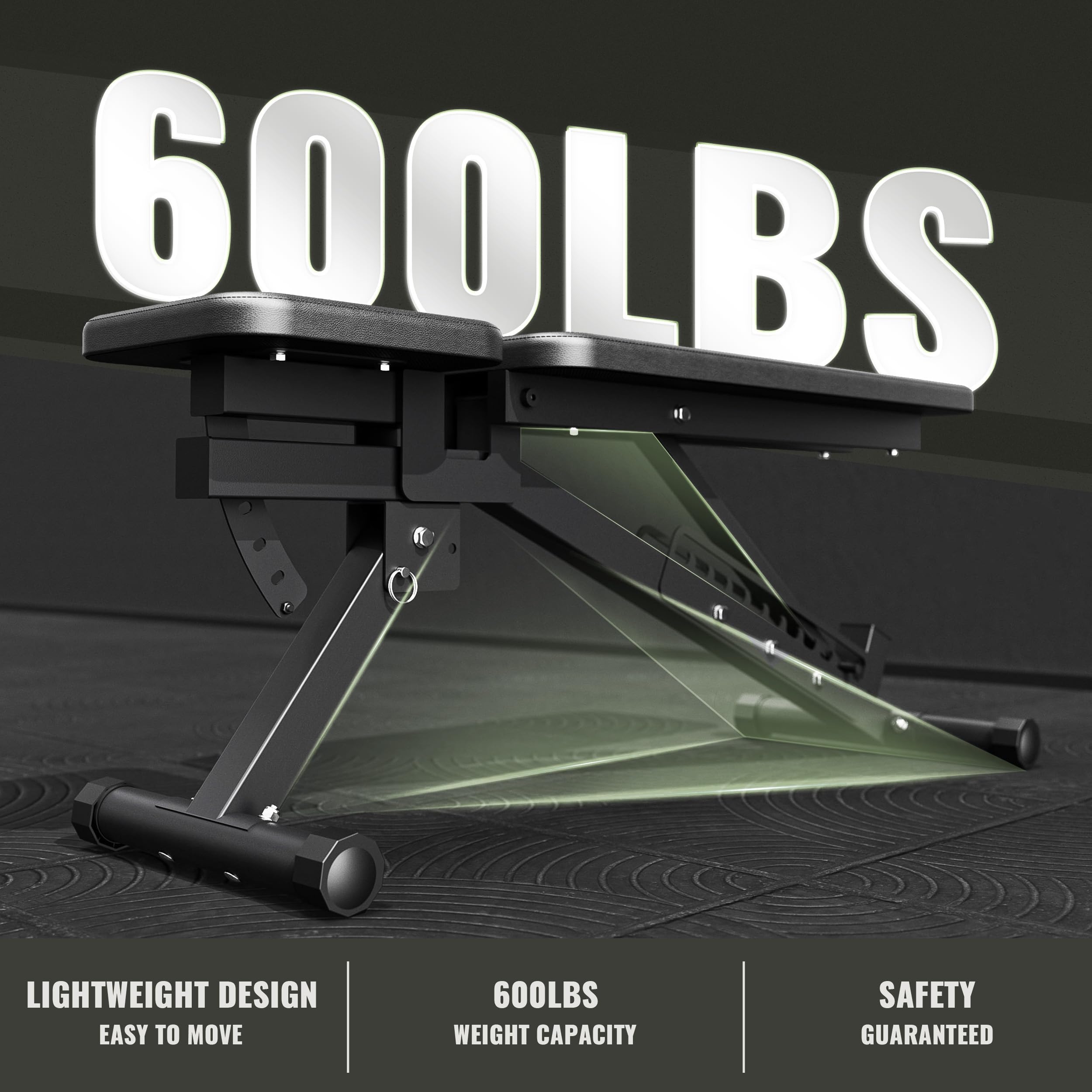 Major Fitness Adjustable Weight Bench – 32-Position Strength Training Bench for Bench Press, Weight Lifting & Home Gym Workouts | Perfect for Garage Gym, Full-Body Workouts & Strength Training