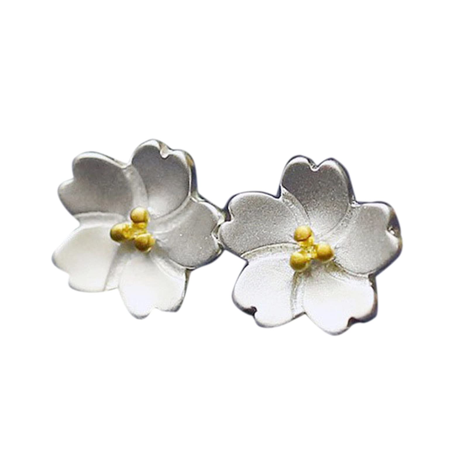 925 Sterling Silver Flower Stud Earrings for Women - Hypoallergenic Small Flower Ear Studs Set - Perfect for Everyday Wear, Gifts & Special Occasions