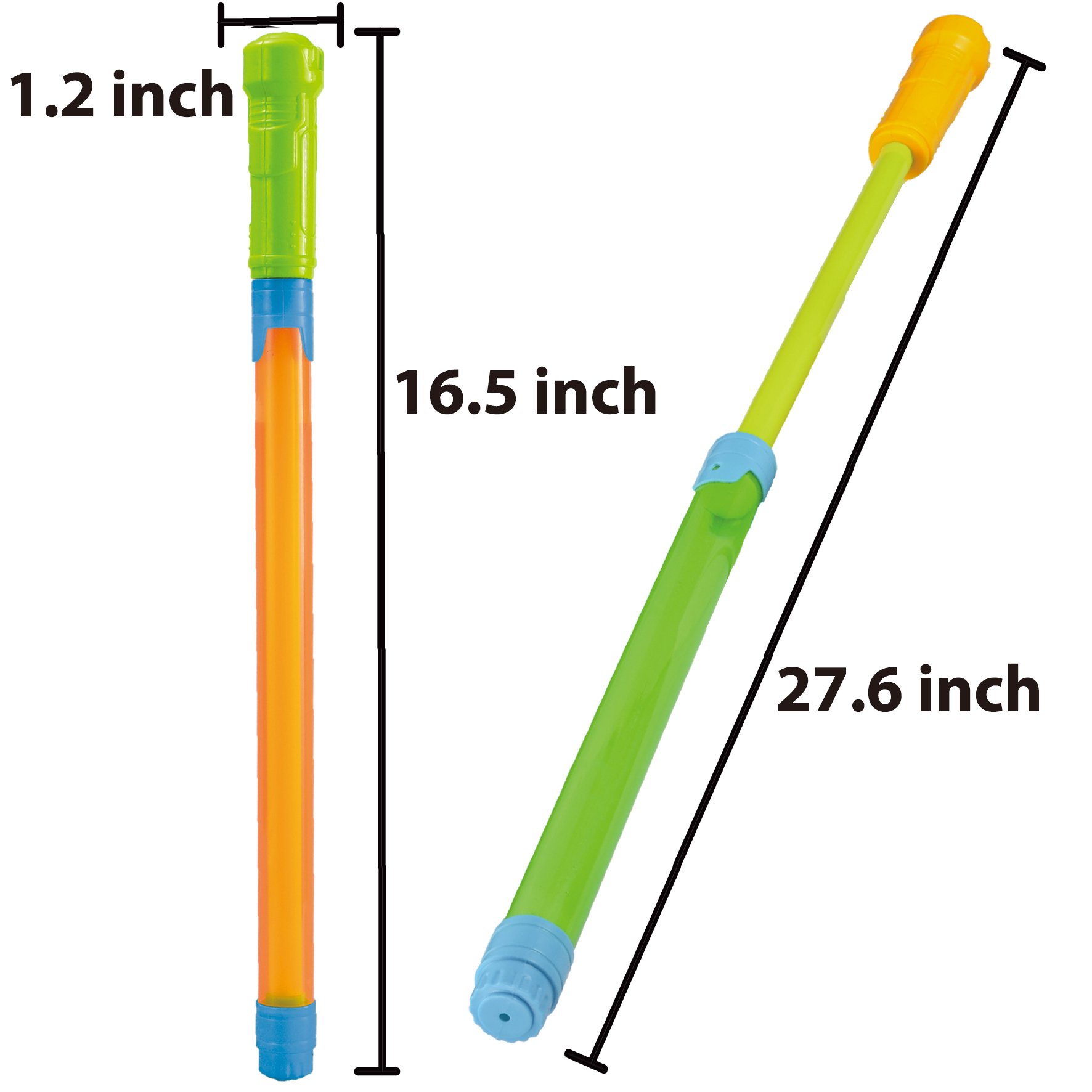 JOYIN 6 Pack Super Blaster Water Guns - 16.5 Inch Large Water Squirt Guns for Kids, Outdoor Summer Pool Beach Toys for Water Fights, Birthday Party Favors and Backyard Fun