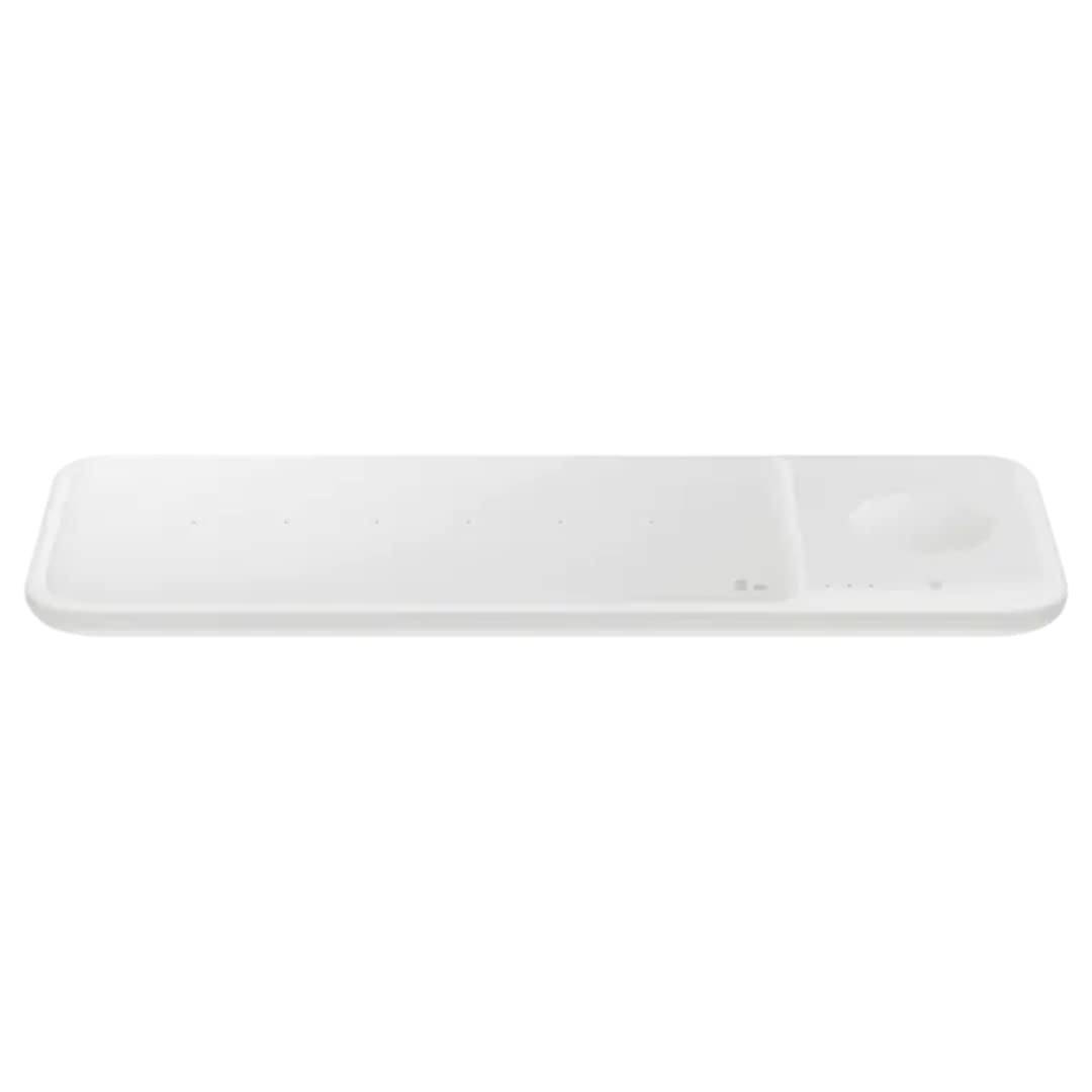 Samsung Galaxy Official Wireless Trio Charging Pad - Fast Qi-Certified Charging Station for 3 Devices - White | Perfect for Home, Office & Travel