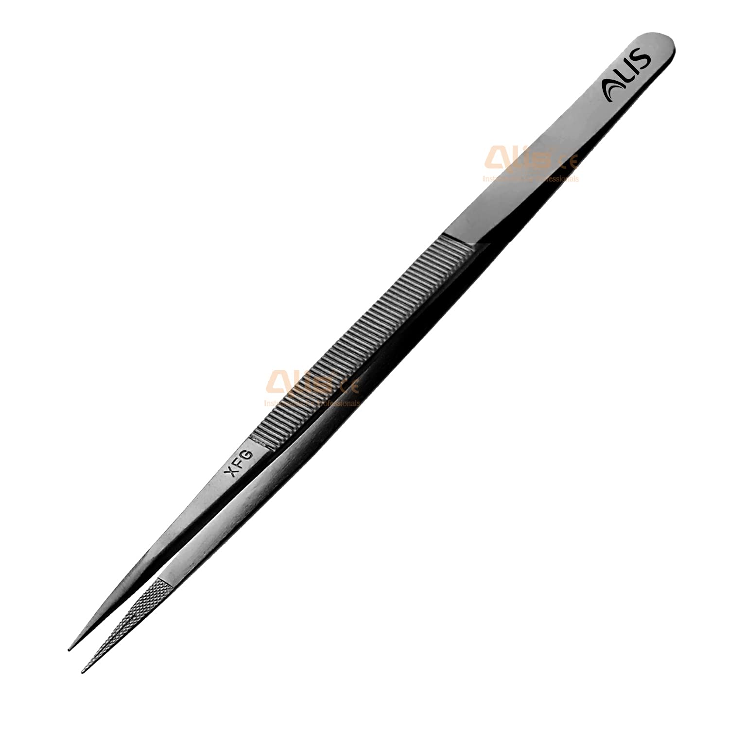 Precision Diamond Tweezers - Anti-Static Stainless Steel Non-Magnetic Tweezers for Jewelry Making, Electronics Repair, Lab Work & Eyebrow Hair Removal - Perfect for Gemstone Setting, PCB Assembly & Beauty Care