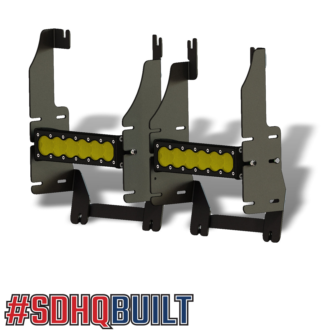 2019-2025 Ram 1500 SDHQ Built Behind the Grille LED Light Bar Mount Kit - Off-Road Lighting Upgrade for Enhanced Night Visibility