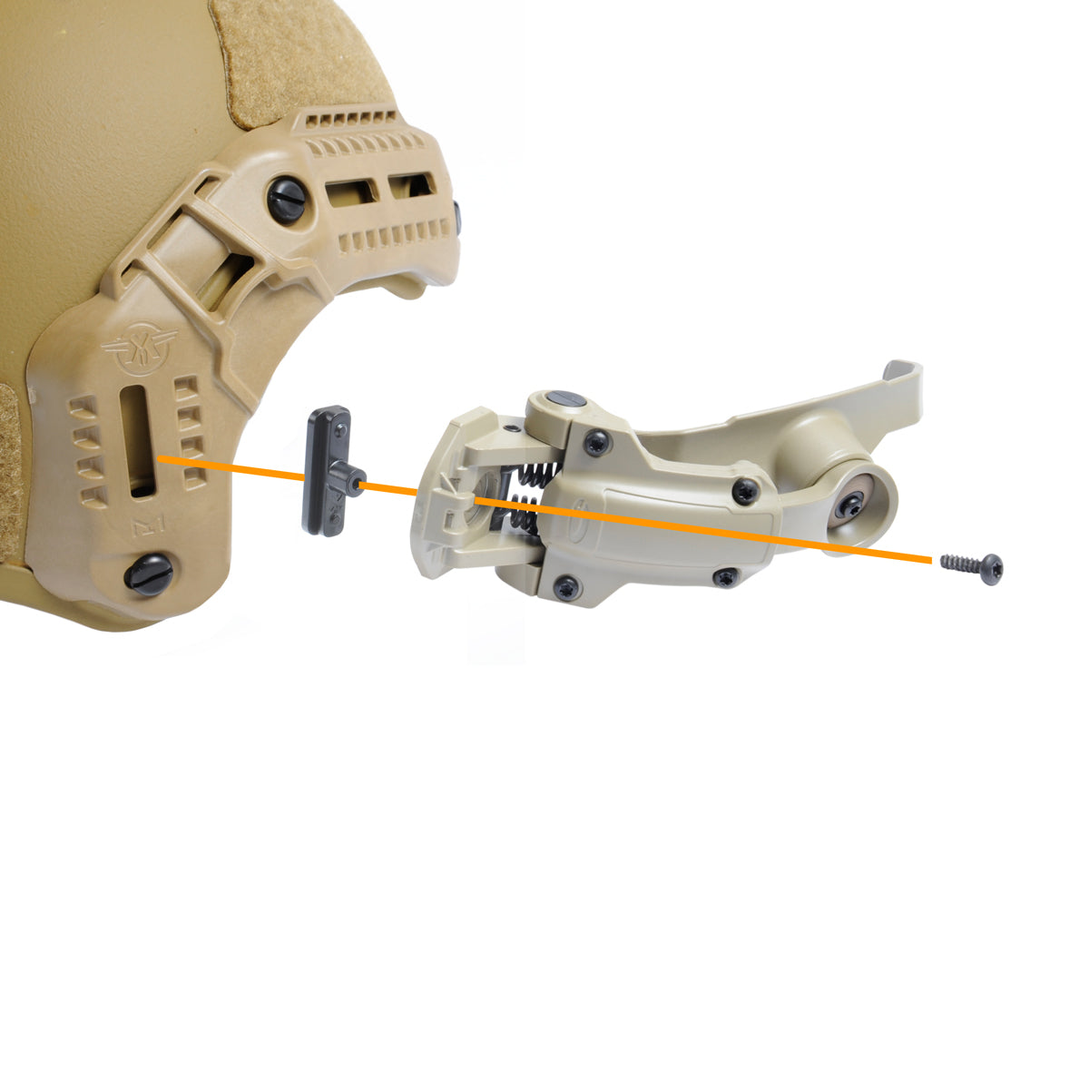 Unity Tactical Platform Adapter - Premium Helmet Mounting System | US-Made Tactical Gear for Night Vision & Communication Devices | Perfect for Military, Law Enforcement & Outdoor Adventures