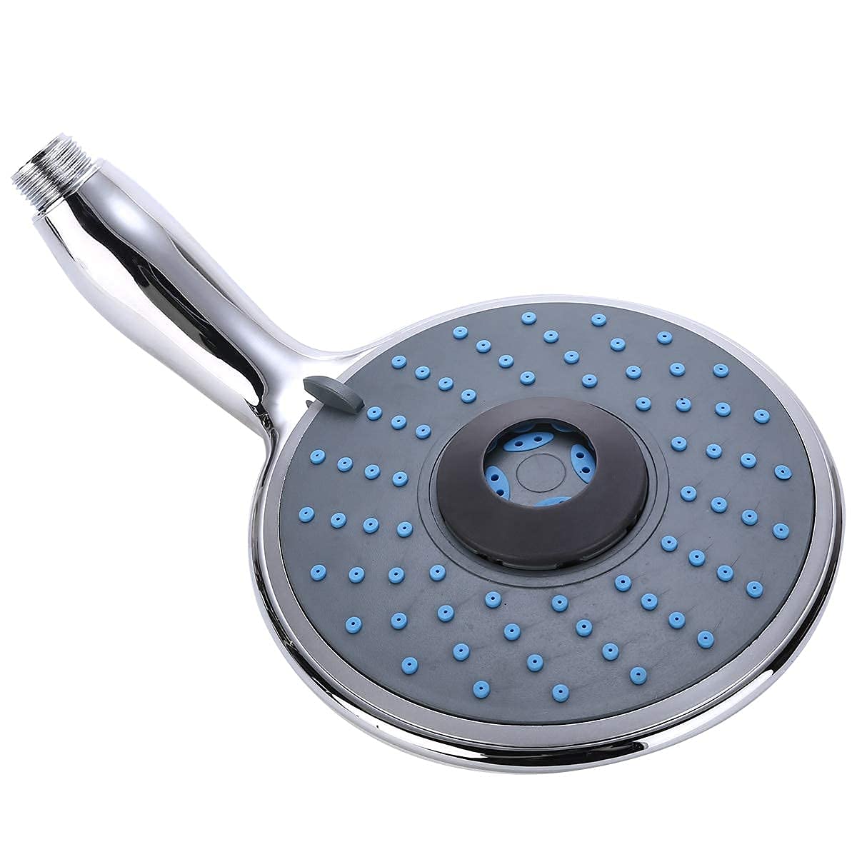 5-Mode Adjustable Chrome Large Shower Head with Hose - High Pressure Water Saving Showerhead for Bathroom, Perfect for Spa-Like Experience & Water Conservation