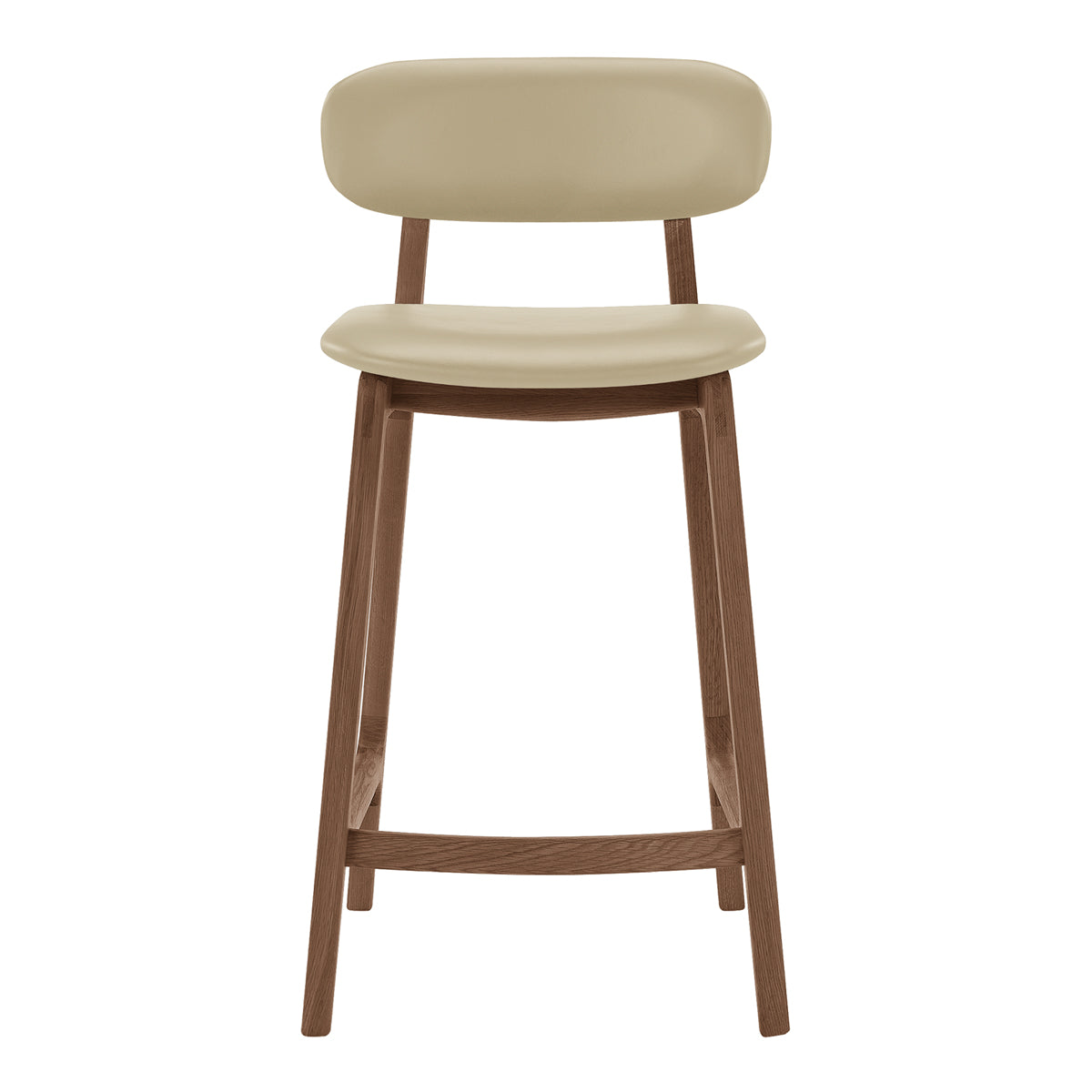 Premium Alaska Leather Bar Stool - Handcrafted Genuine Leather Counter Height Stool for Kitchen Island, Home Bar & Dining Room - Modern Rustic Decor with Adjustable Height & Comfortable Backrest