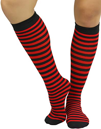 Fully Striped - Black & Red