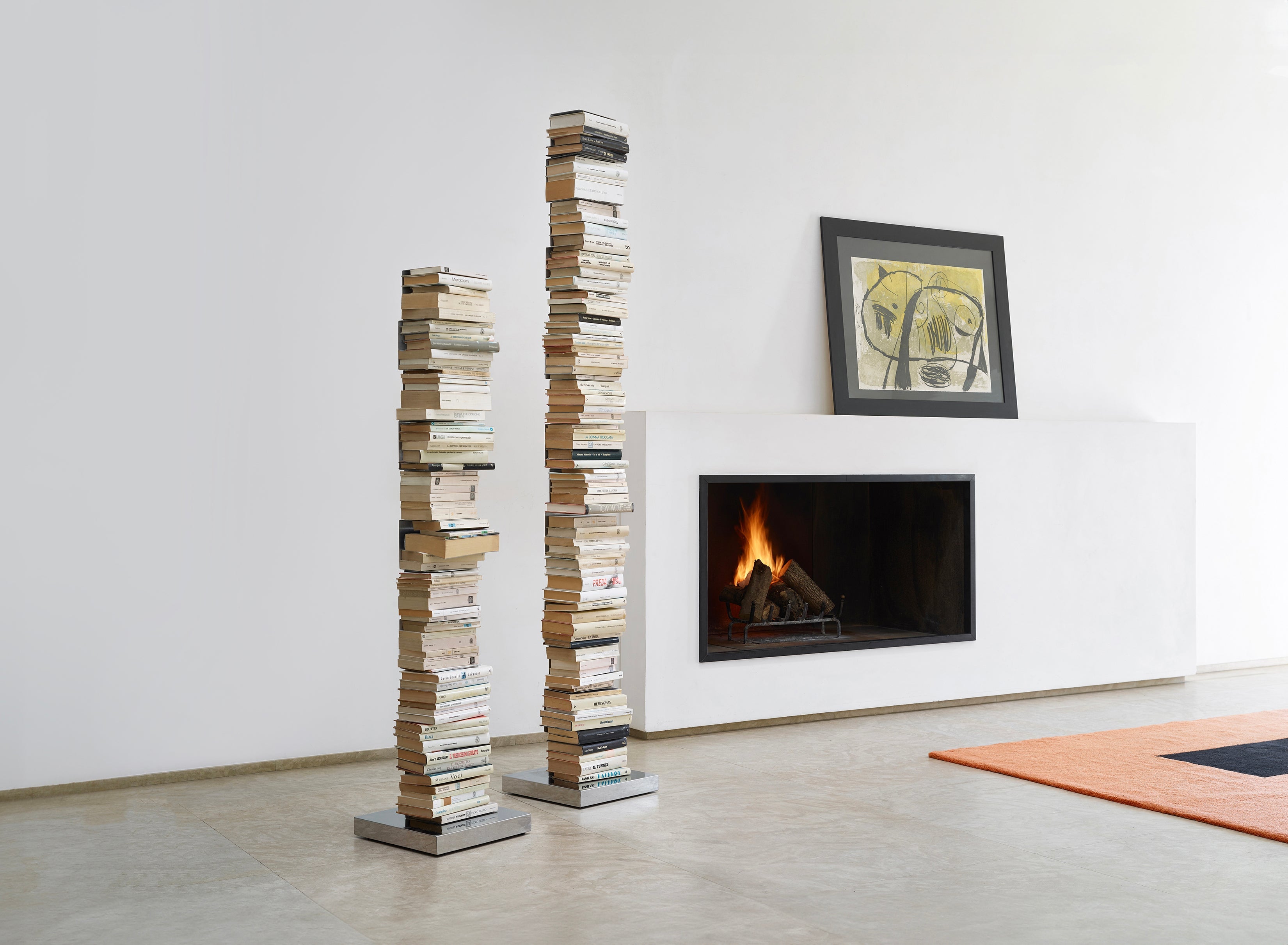 Original Ptolomeo® Vertical Bookcase by Bruno Rainaldi – Modern Space-Saving Bookshelf for Home & Office Organization