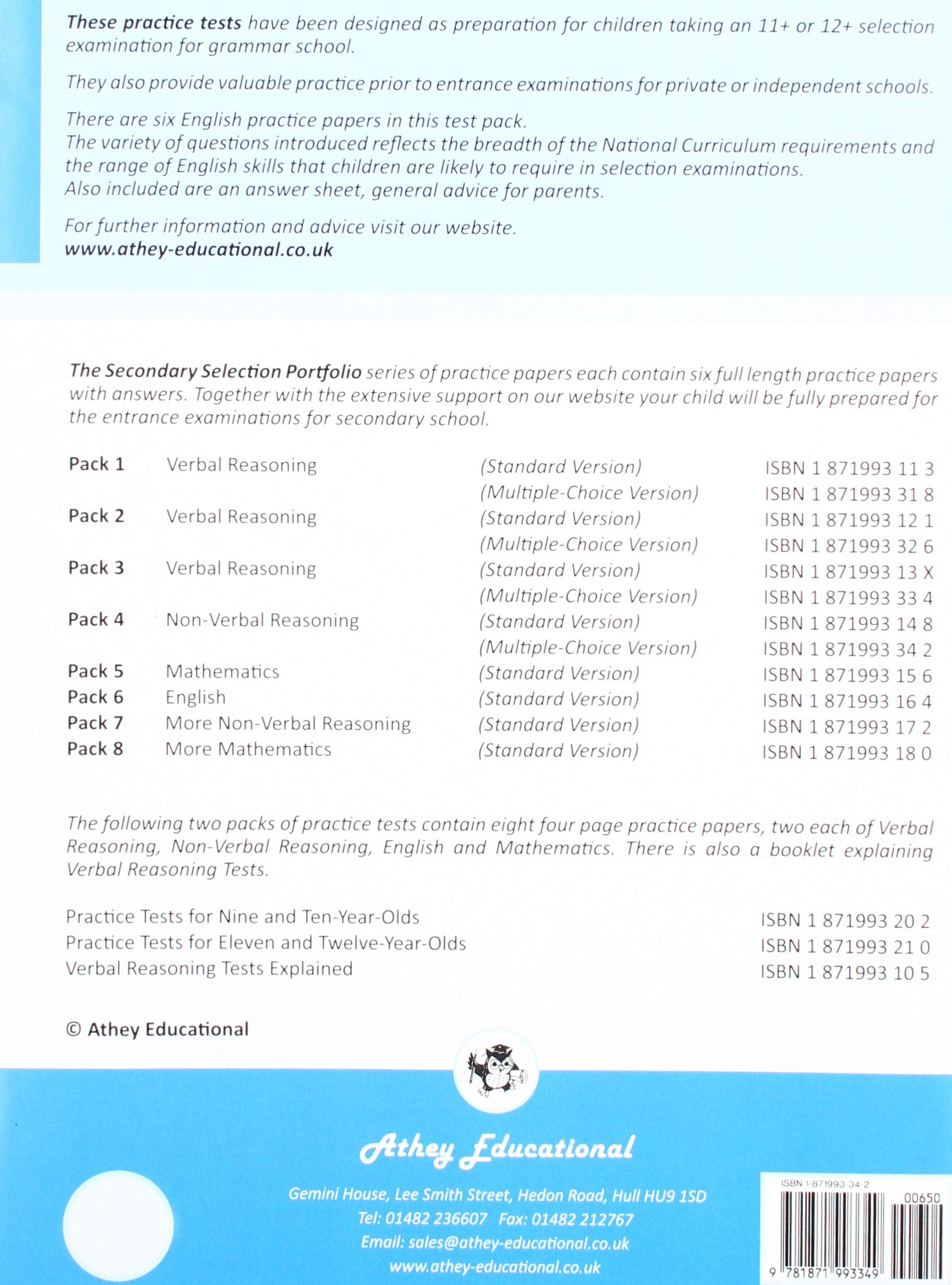 Non-Verbal Reasoning Practice Test Papers - Multiple Choice Secondary School Exam Prep for 11+ & Selective Entry - Perfect for UK Grammar School & Private School Admissions