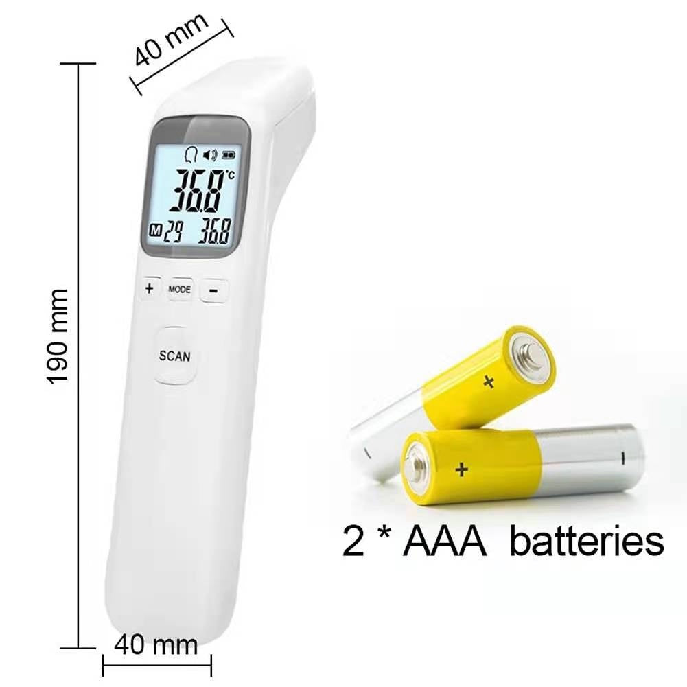 Digital Infrared Forehead Thermometer for Babies - Non-Contact Fever Measurement Tool for Kids & Adults - Perfect for Home, Nursery, and Travel Use