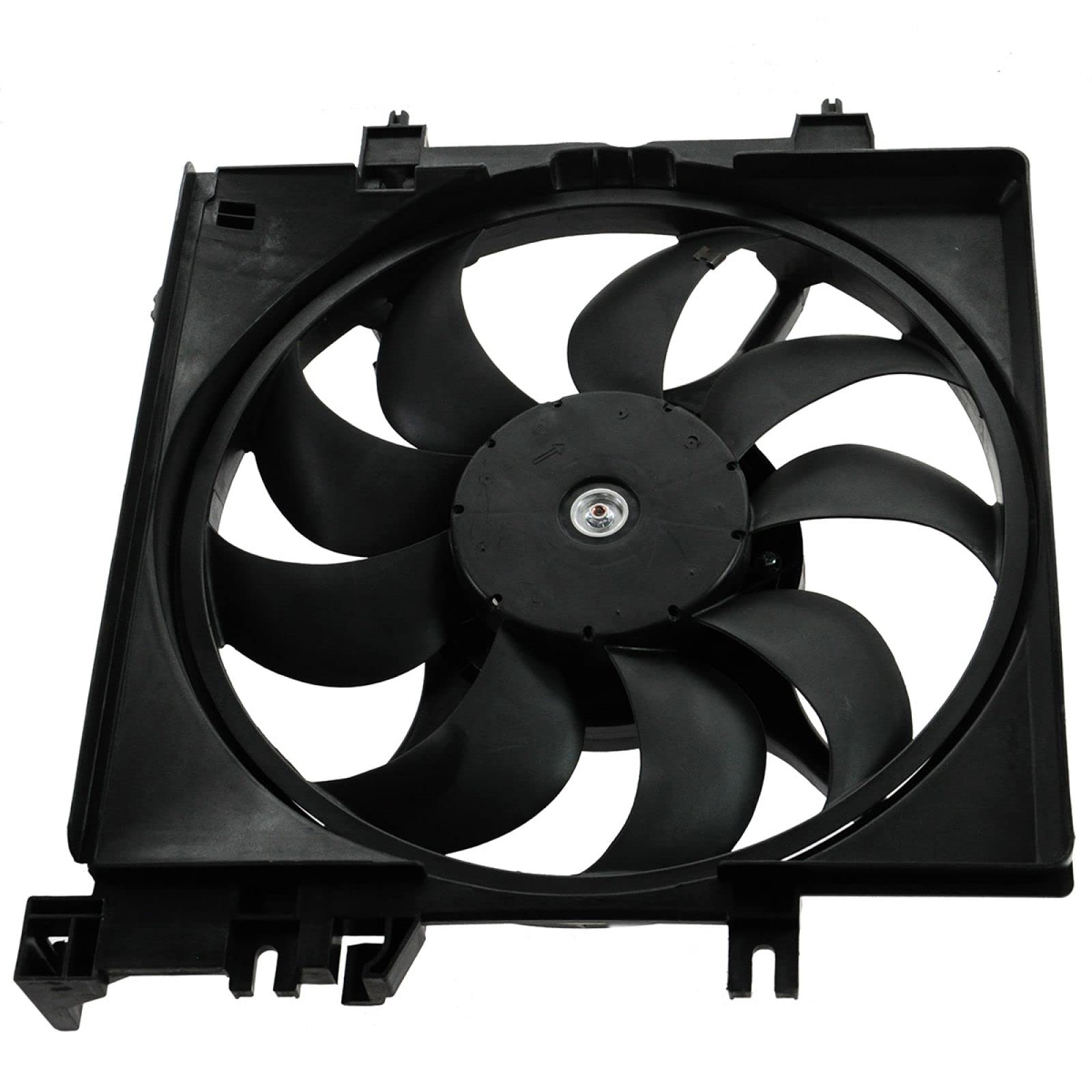 TRQ Radiator Cooling Fan Assembly Compatible with 2009-2013 Subaru Forester, 2008-2016 Impreza - SU3115127 - High Performance Cooling Solution for Engine Overheating Protection | Perfect for Off-Roading & Hot Weather Driving