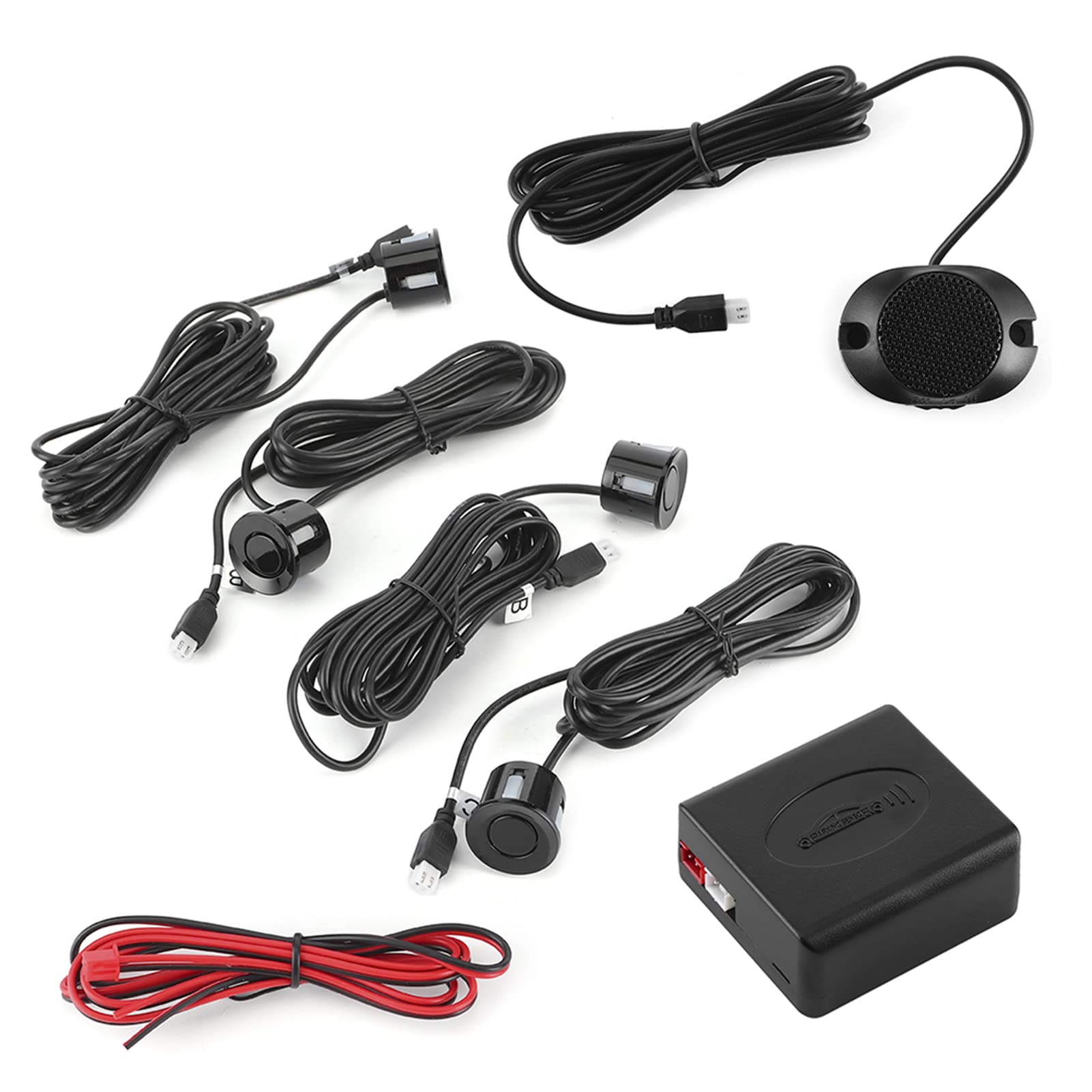 Car Reverse Parking Sensor System with Buzzer Alarm & Backup Radar Assistance - Safe Parking Aid Kit for Vehicles | Perfect for Tight Parking Spaces & Nighttime Reversing