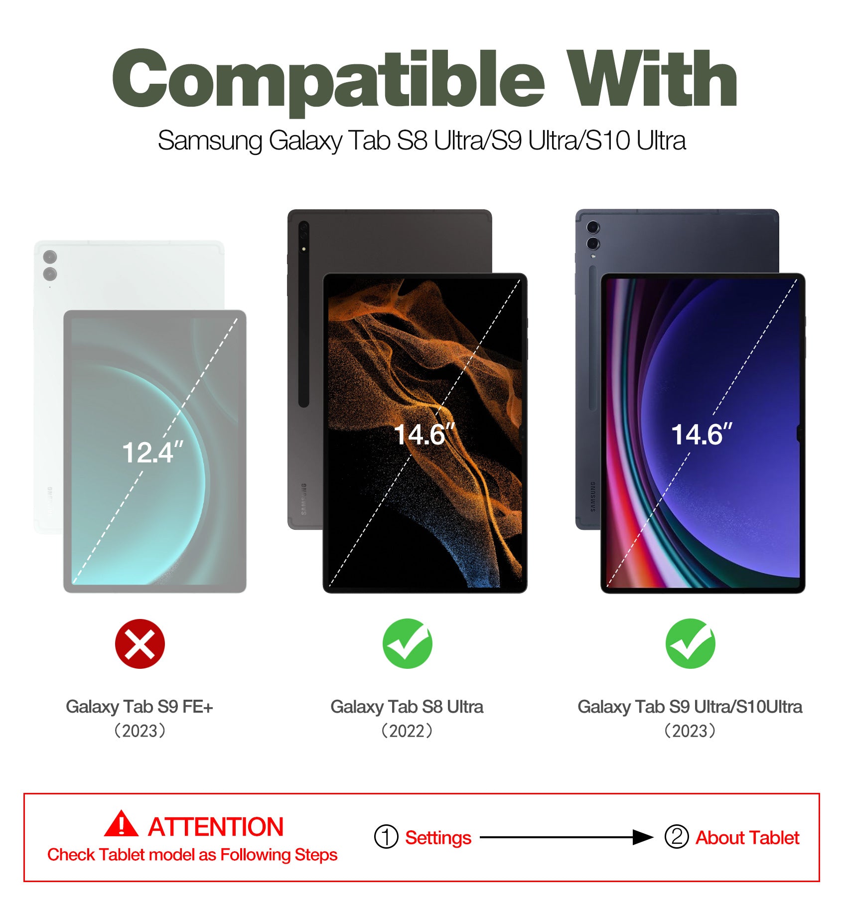 Dexnor Heavy Duty Shockproof Rugged Case for Samsung Galaxy Tab S9 Ultra with Screen Protector, Full Body Bumper, Kickstand & Pen Holder - Perfect for Outdoor, Travel, Work & Daily Protection