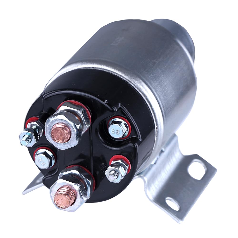 RAREELECTRICAL New Starter Solenoid for Massey Ferguson MF-3366 Crawler Tractor | Compatible with Perkins 4-300 Diesel Engine | Heavy Duty Replacement Part for Agricultural & Construction Equipment