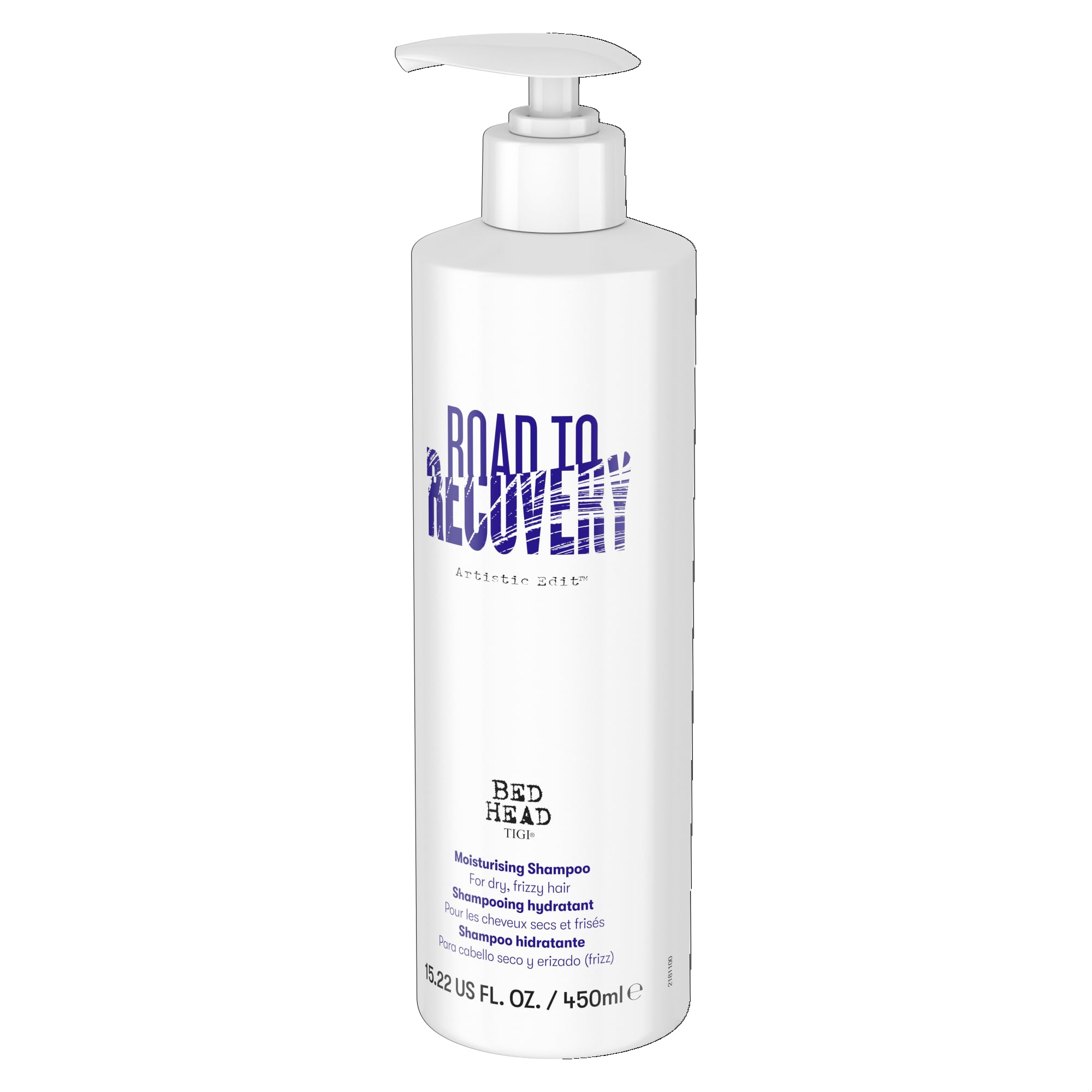 TIGI Bed Head Artistic Edit Moisturizing Shampoo for Damaged Hair - Keratin & Coconut Oil Treatment (15.22 fl oz, Pack of 12) | Repair Dry & Brittle Hair for Salon-Quality Results at Home | Perfect for Color-Treated & Chemically Processed Hair