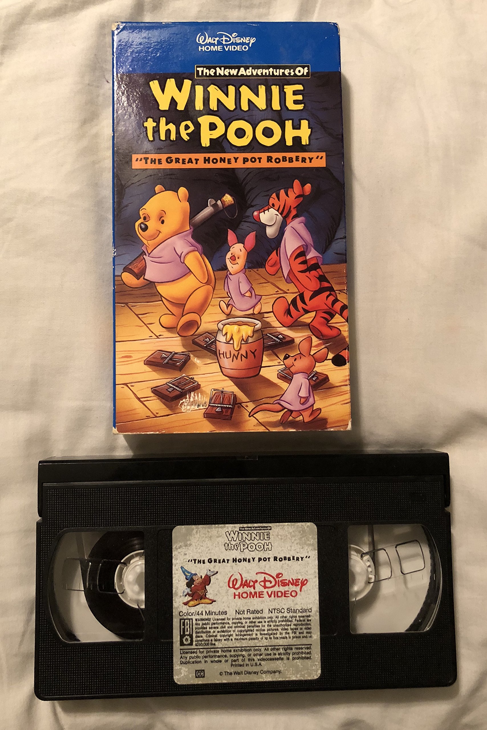 The New Adventures of Winnie the Pooh Vol. 1: The Great Honey Pot Robbery [VHS] - Classic Kids Cartoon Movie for Family Movie Night & Disney Collectors