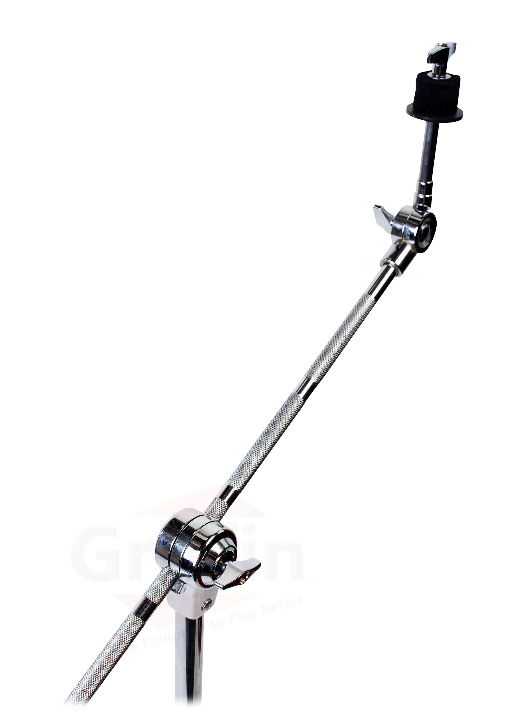 4-Pack Heavy Duty Cymbal Boom Stand & Straight Cymbal Stand Combo Set by GRIFFIN | Professional Drum Hardware Kit for Crash, Ride, Splash Cymbals | Double Braced Legs & Counterweight Adapter | Perfect for Live Performances, Studio Recording & Drum Practice