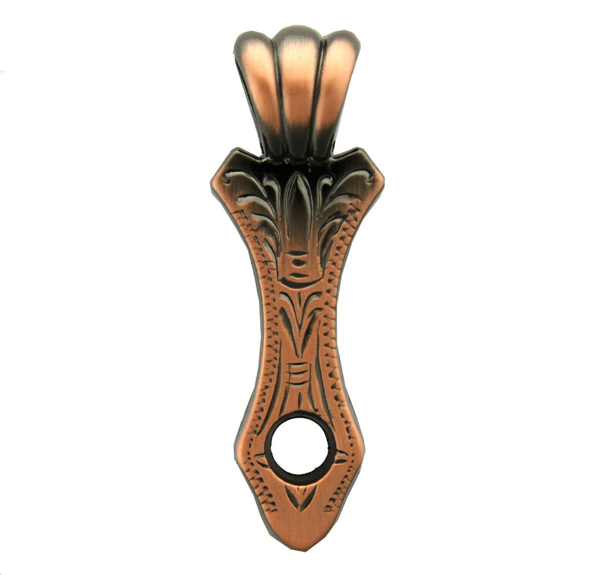 10pcs A-8000-COPPER Copper Concho Necklace Adapter for Western Jewelry Making, DIY Crafts & Boho Accessories - Perfect for Necklaces, Belts & Handmade Decor