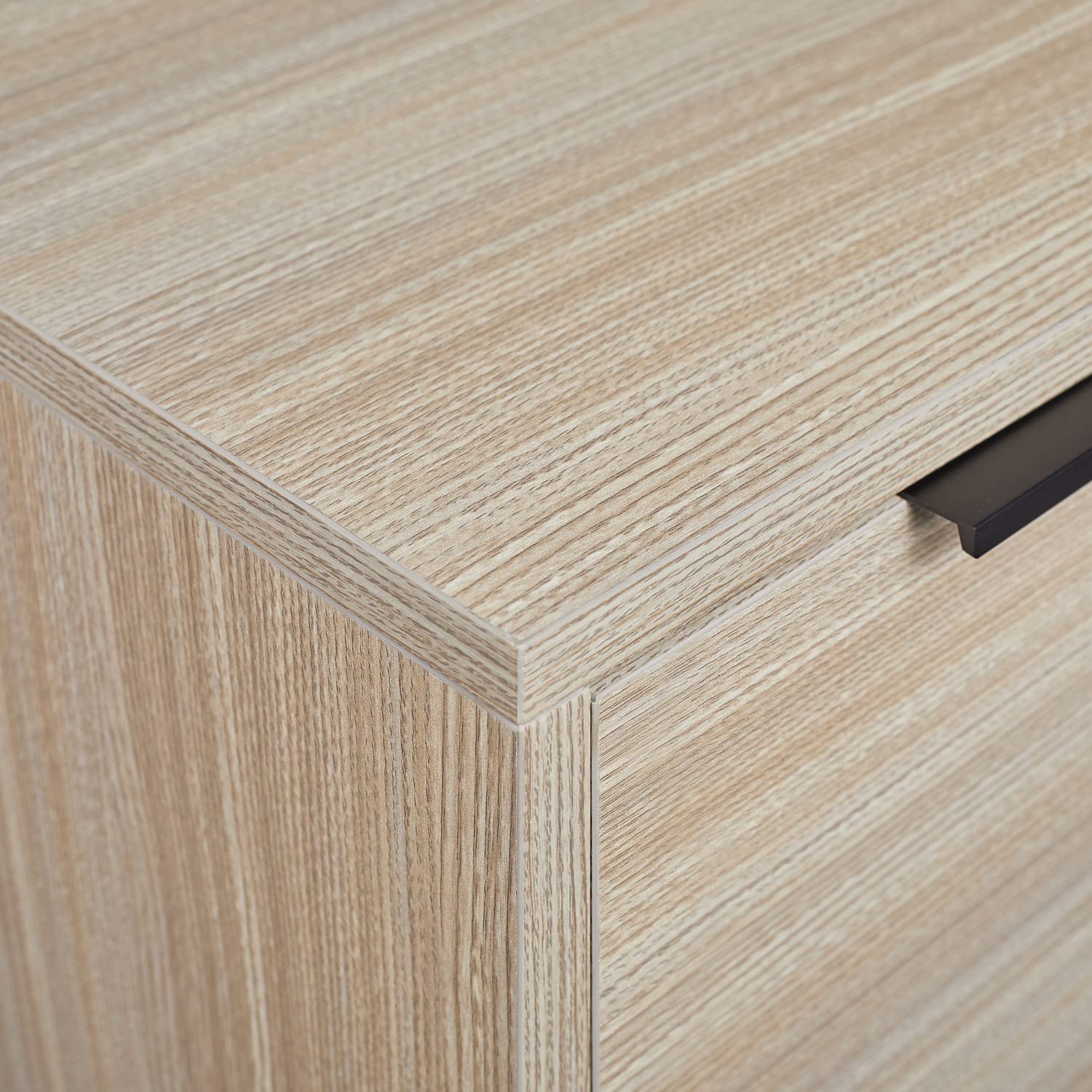 LUCYPAL 2-Drawer Wooden File Cabinet - Letter Size Office Storage with Hanging Bars, Home Office Organization Furniture, Beige - Perfect for Document Storage & Workspace Organization in Small Offices & Home Study Rooms