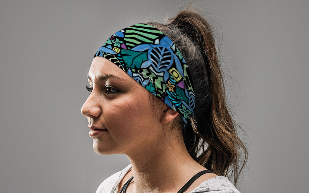 Honu Big Bang Lite Headband - Comfortable & Adjustable Headband for Running, Yoga, Workouts - Perfect for Sports & Fitness Enthusiasts