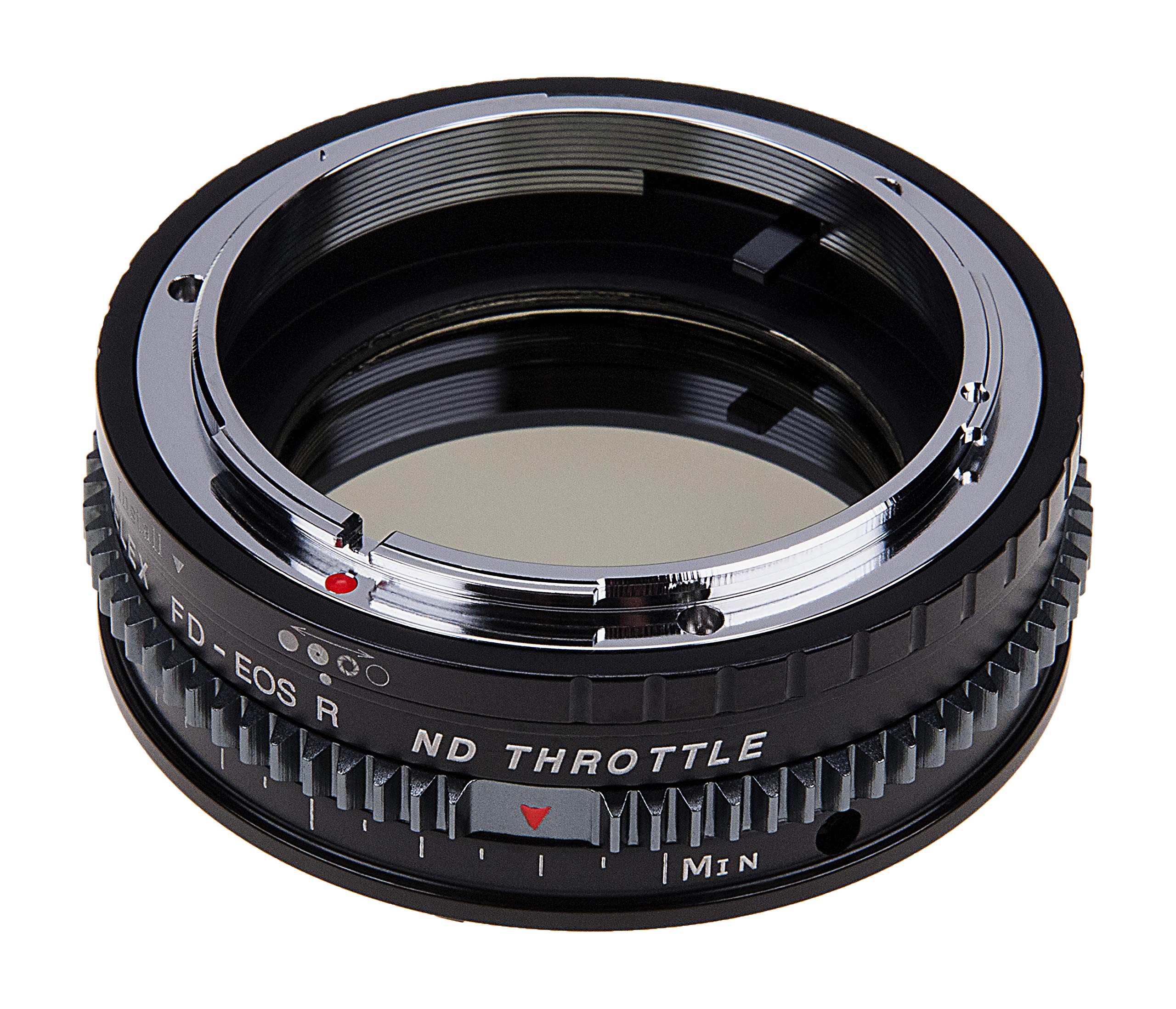 Vizelex CINE ND Throttle Lens Adapter for Canon FD to RF Mount - Compatible with Canon RF Cameras - Professional Variable ND Filter for Cinematic Videography & Photography