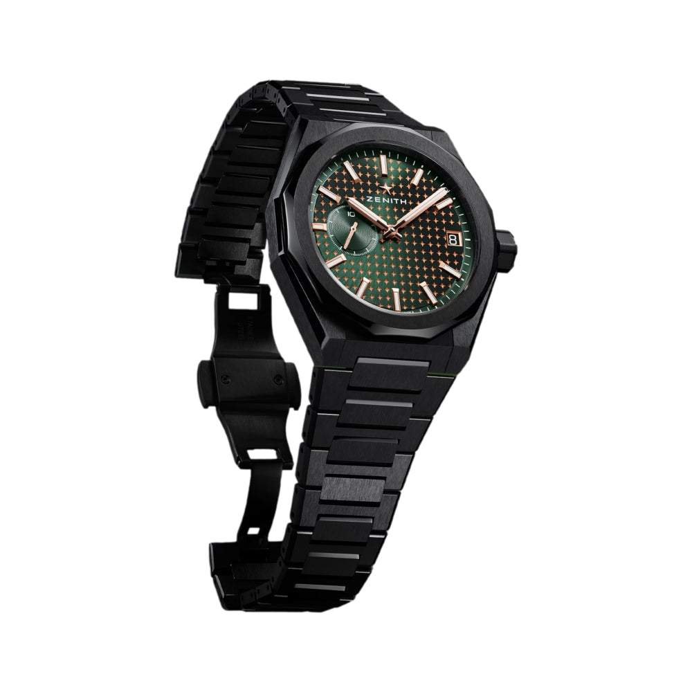 Defy Skyline Americas Limited Edition 41mm Watch - Green Dial Automatic Men's Luxury Timepiece for Business, Travel & Special Occasions