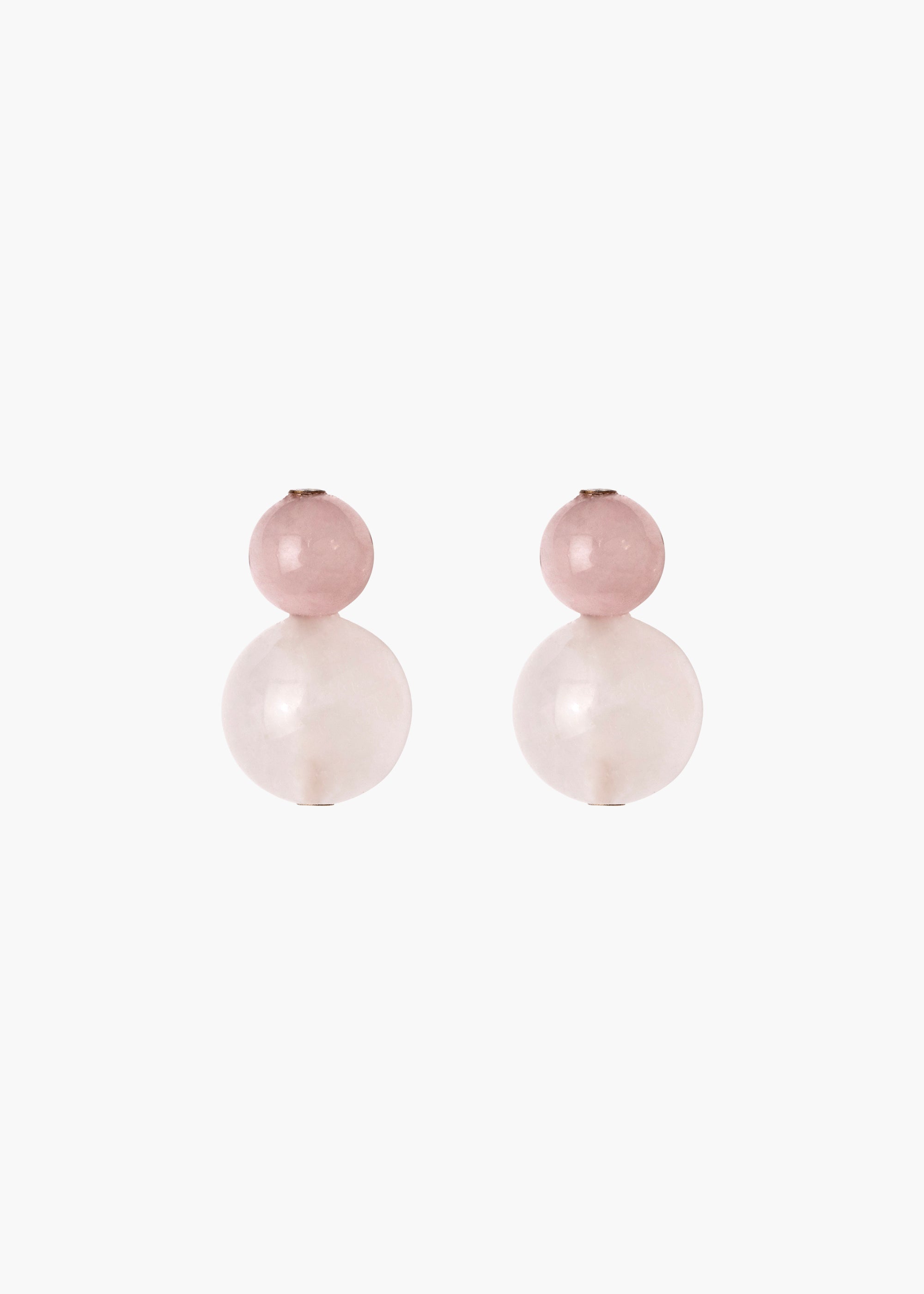 Rose Quartz Dangle Earrings for Women - Elegant Handmade Jewelry for Valentine's Day, Wedding & Party