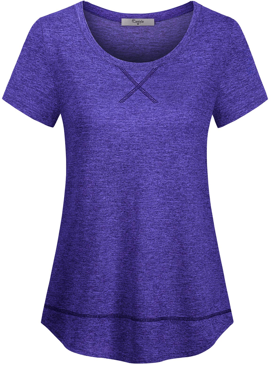 Cestyle Women's Workout Tops - Breathable Yoga Shirts & Running Tees for Gym, Fitness & Outdoor Activities | Activewear for Yoga, Running, Hiking & Sports | Perfect for Workouts, Training & Daily Wear