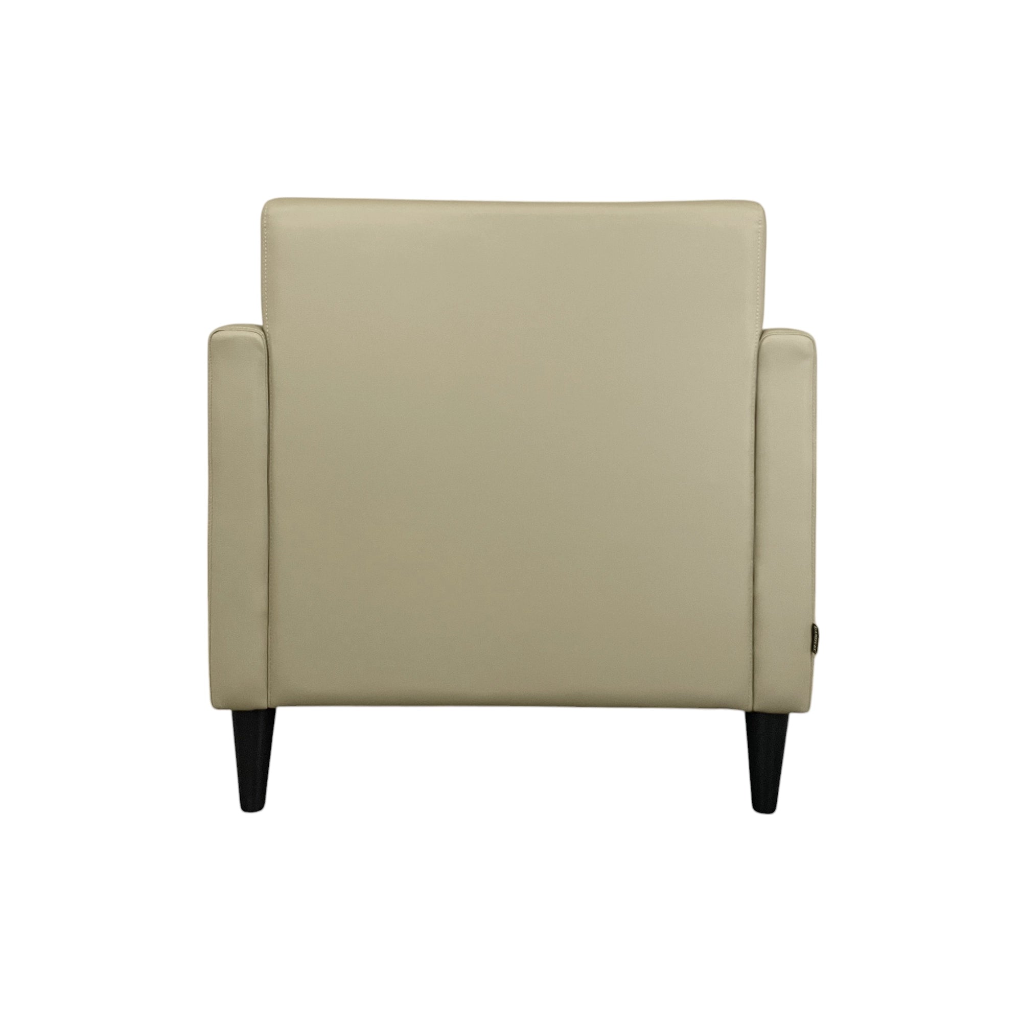 Haru Armchair - Modern Accent Chair for Living Room, Bedroom & Office - Comfortable Upholstered Lounge Chair with Wooden Legs - Perfect for Relaxing, Reading & Decorating Your Home