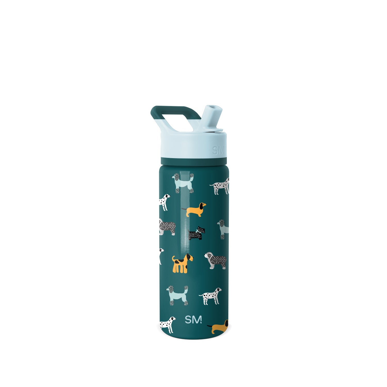 Summit Kids Water Bottle with Straw Lid - BPA Free, Leak Proof, Insulated Stainless Steel Bottle for School, Sports & Outdoor Activities
