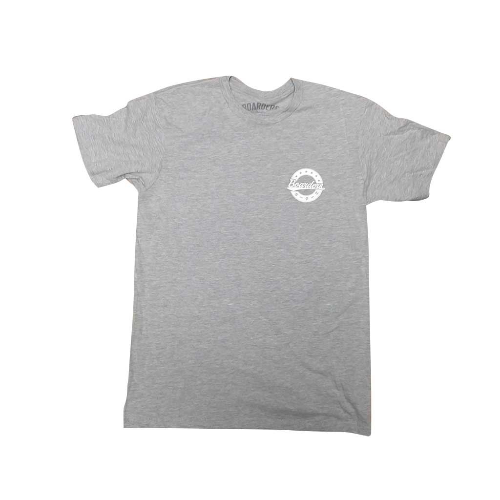 Borders JPN Crest T-Shirt - Heather Grey | Stylish Graphic Tee for Casual Wear & Street Fashion