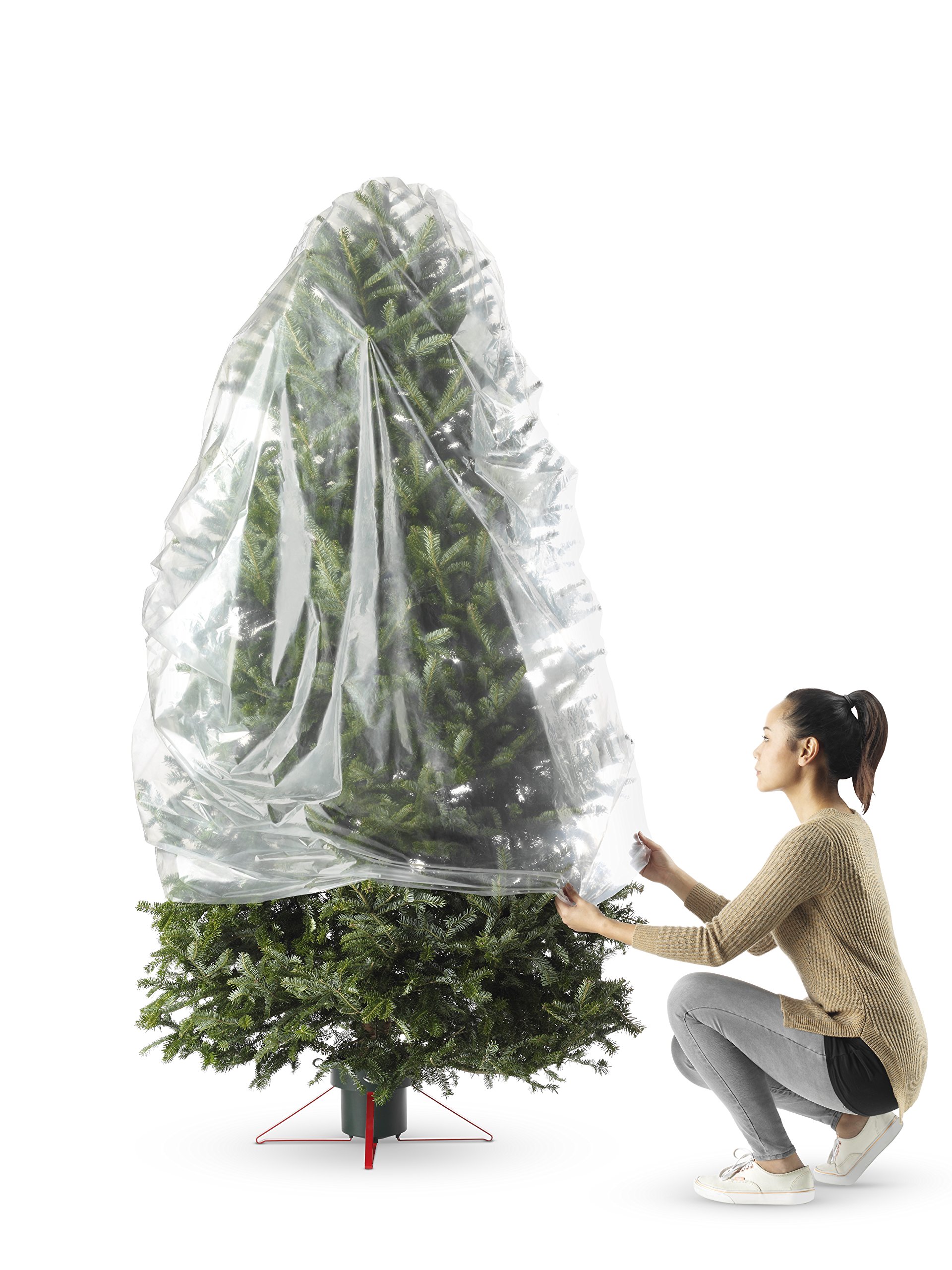 Whitmor Christmas Tree Disposal Bag - Heavy Duty Tree Storage Bag for Artificial Christmas Trees - Perfect for Holiday Decor Storage & Post-Season Cleanup