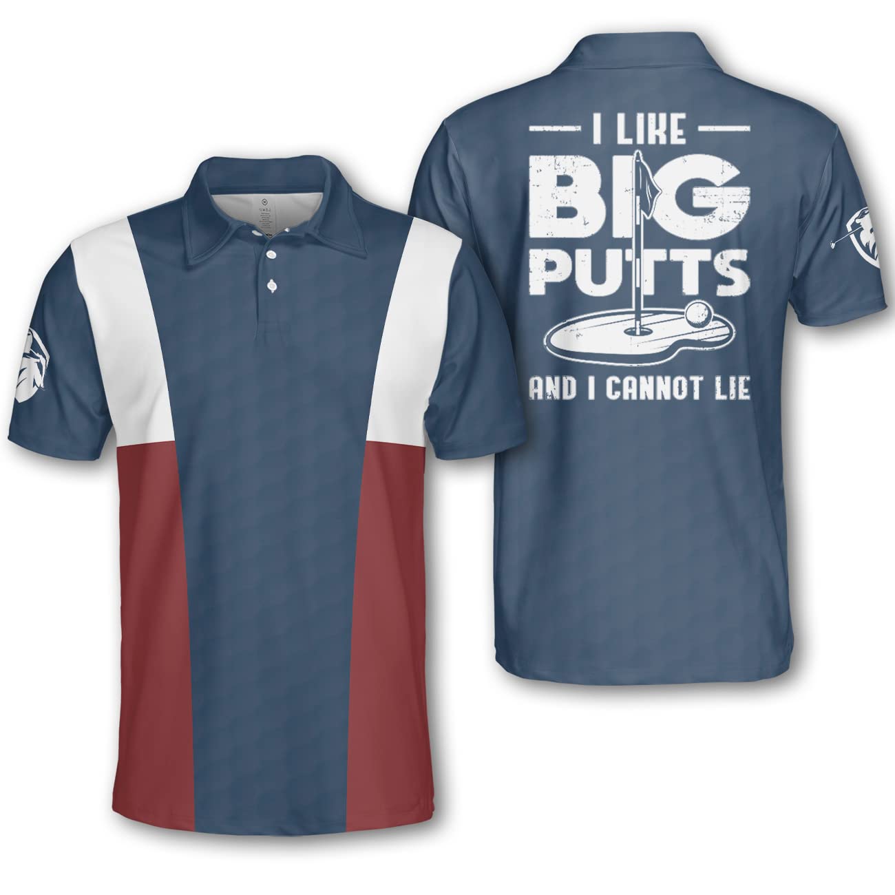 Polotank Men's Funny Golf Polo Shirts - Moisture-Wicking Dry Fit Performance Shirt for Golf & Casual Wear - Perfect Gift for Golfers & Funny Golf Apparel Lovers