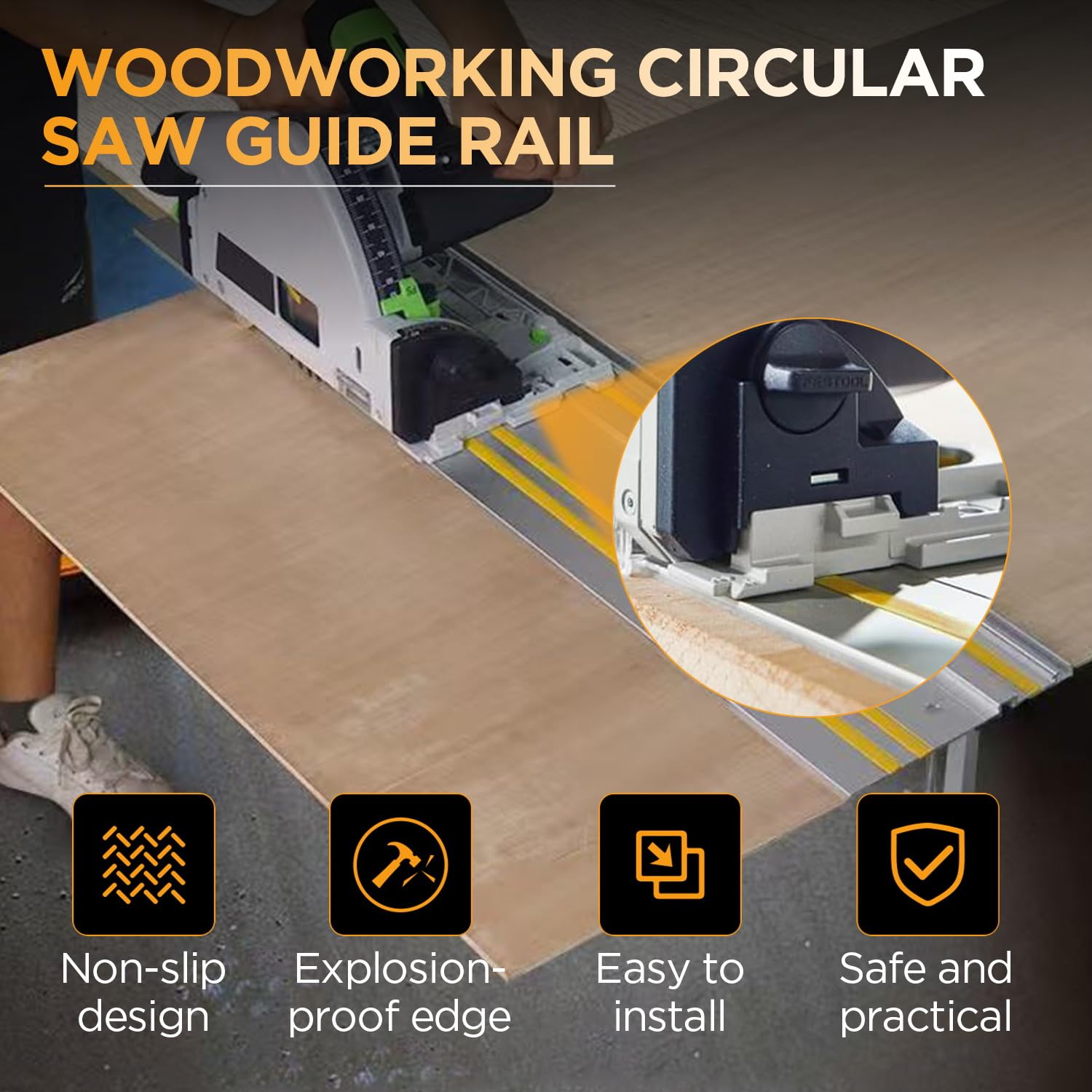 Festool TS-55/75 Track Saw Guide Rail Kit - 110