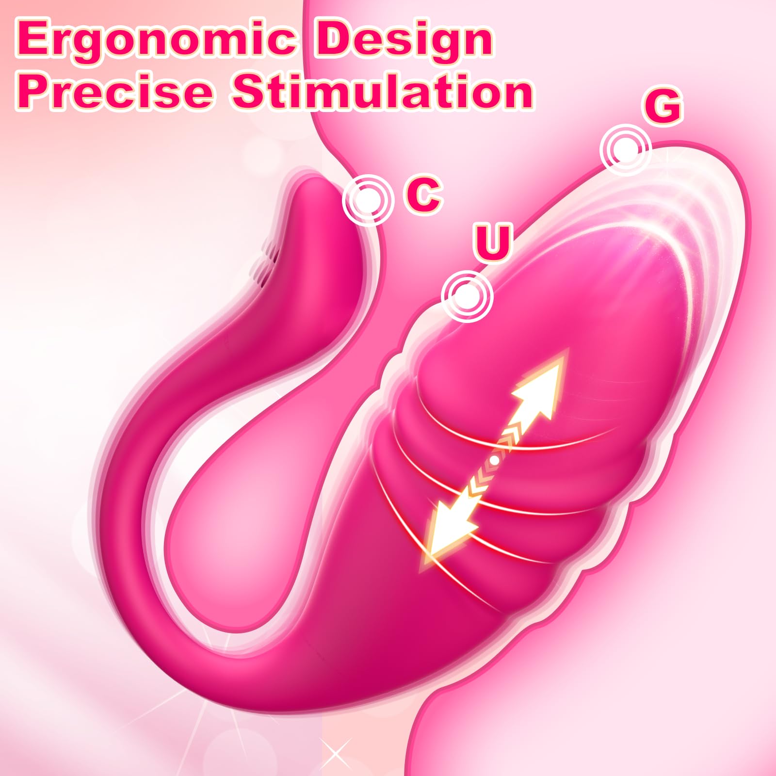 Remote Control G Spot Vibrator - Thrusting Dildo with 9 Vibration Modes & APP Control, Wearable Panty Couple Sex Toy for Women - Perfect for Long Distance Play, Romantic Nights & Spicing Up Your Relationship