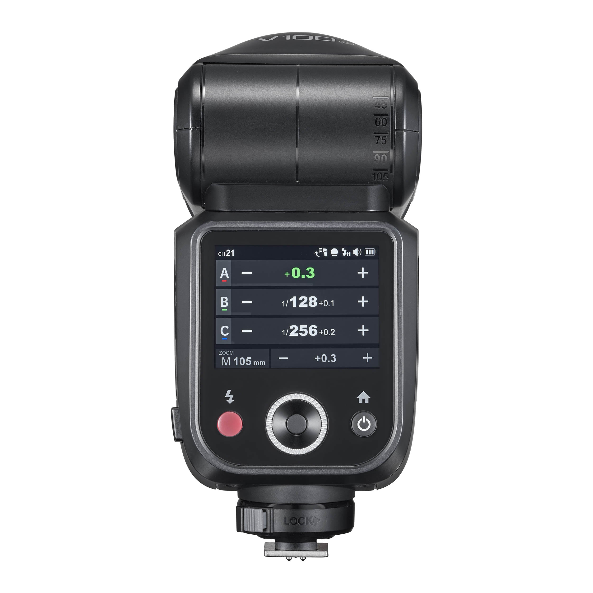 Godox V100 Flash Speedlite for Canon Nikon Sony - Professional Photography Lighting Kit with Umbrella (Black/Silver) - Perfect for Studio, Portrait, and Event Photography
