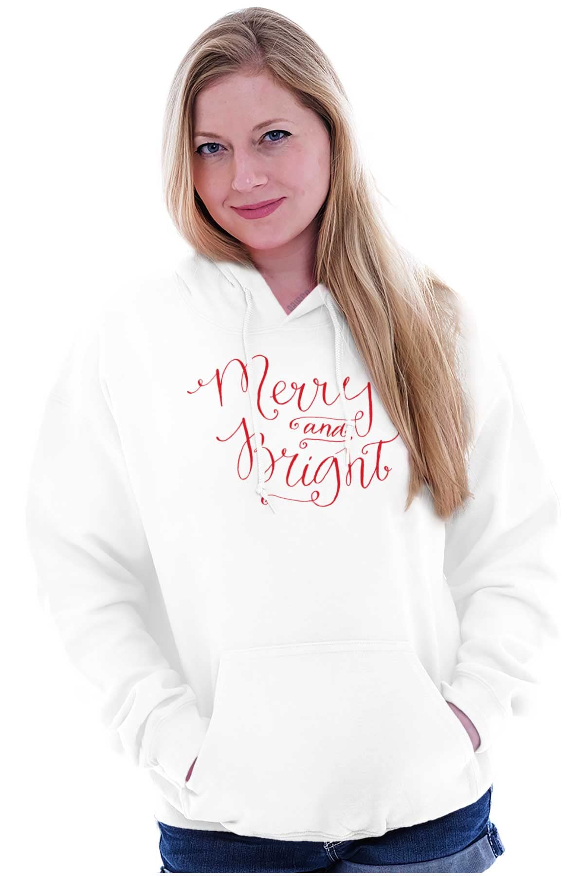 Festive Christmas Hoodie for Women - Cozy Merry Xmas Pullover Sweater with Bright Holiday Designs | Perfect for Holiday Parties, Gift Giving & Winter Outfits