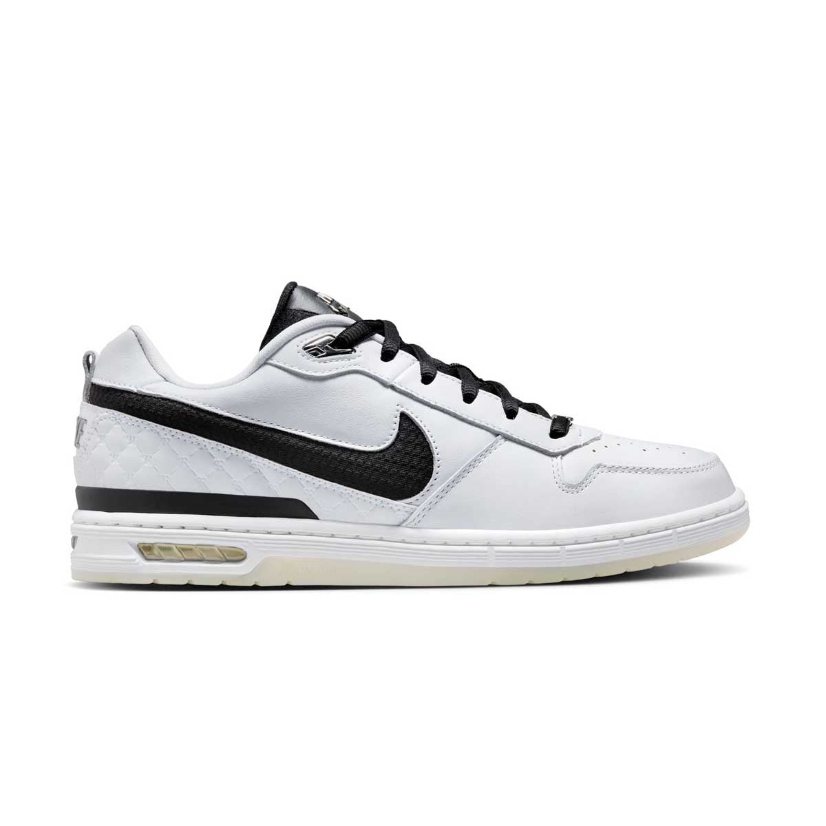 Nike SB Paul Rodriguez Air Zoom Low QS Skateboarding Shoes - White & Black | Comfortable & Durable for Street Skating, Casual Wear & Sneaker Collectors