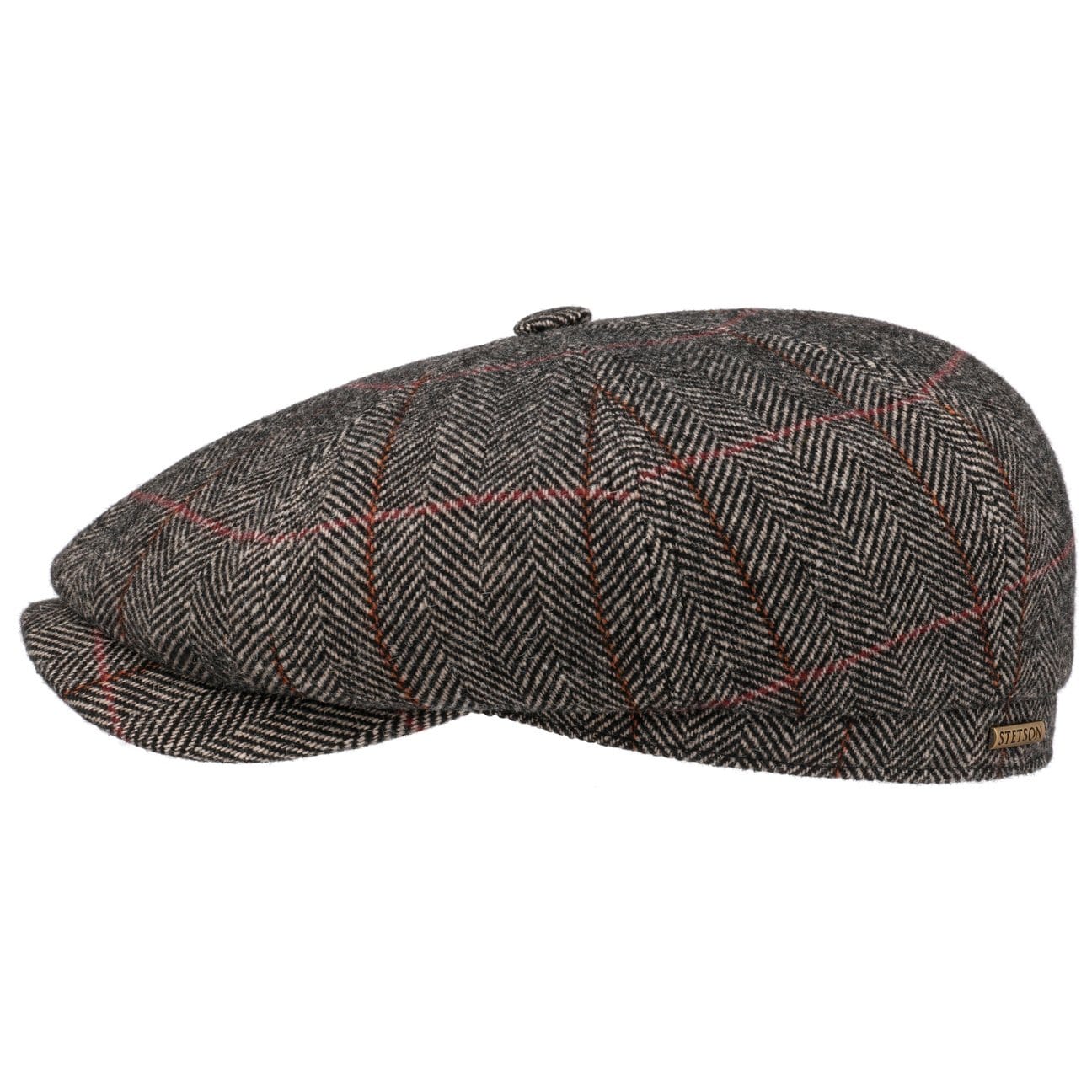 Stetson Hatteras Gallanger Wool Flat Cap for Men - Classic Winter Hat for Outdoor Activities, Travel & Casual Wear