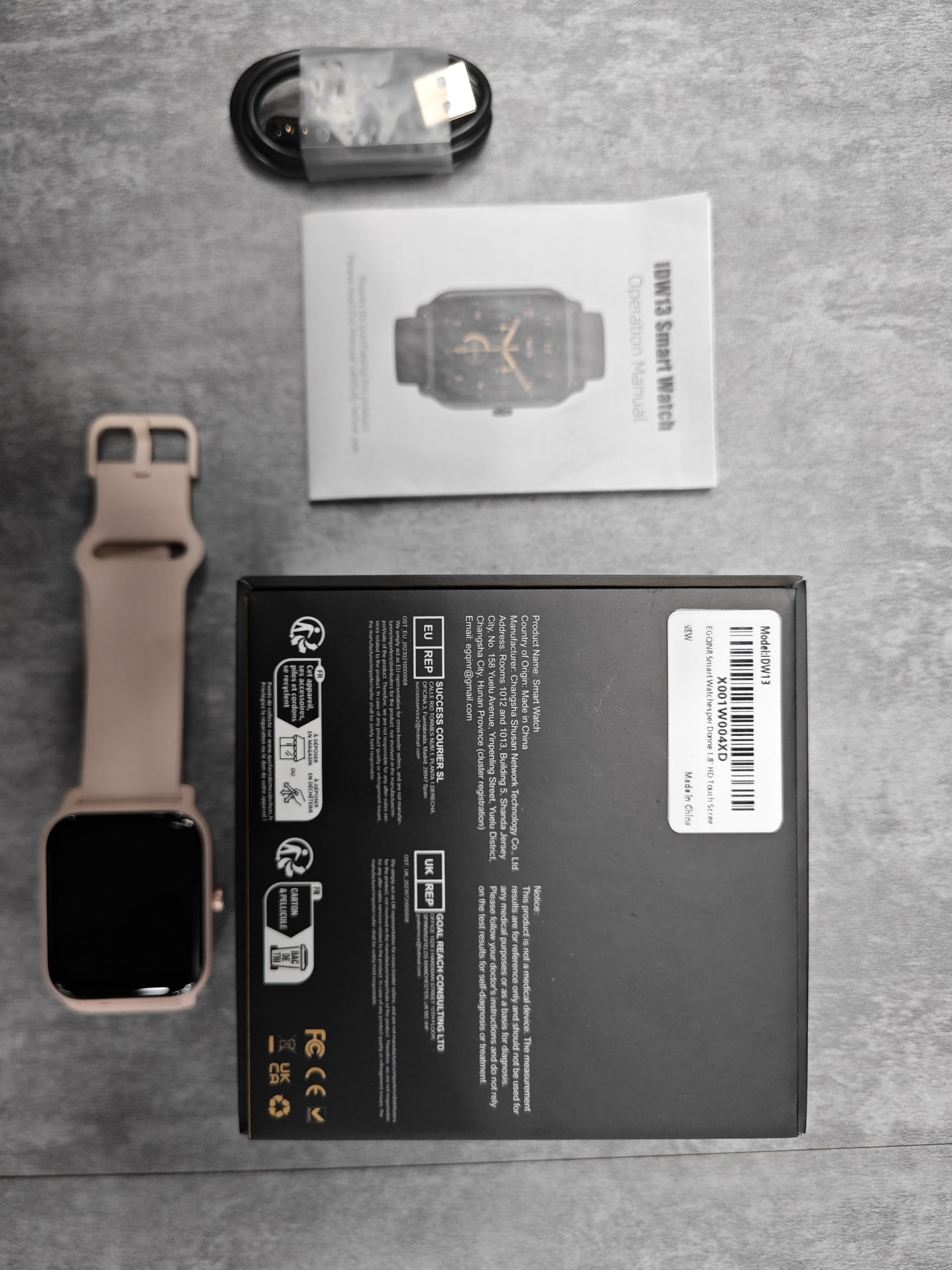 EGQINR Smart Watch for Women - 1.8