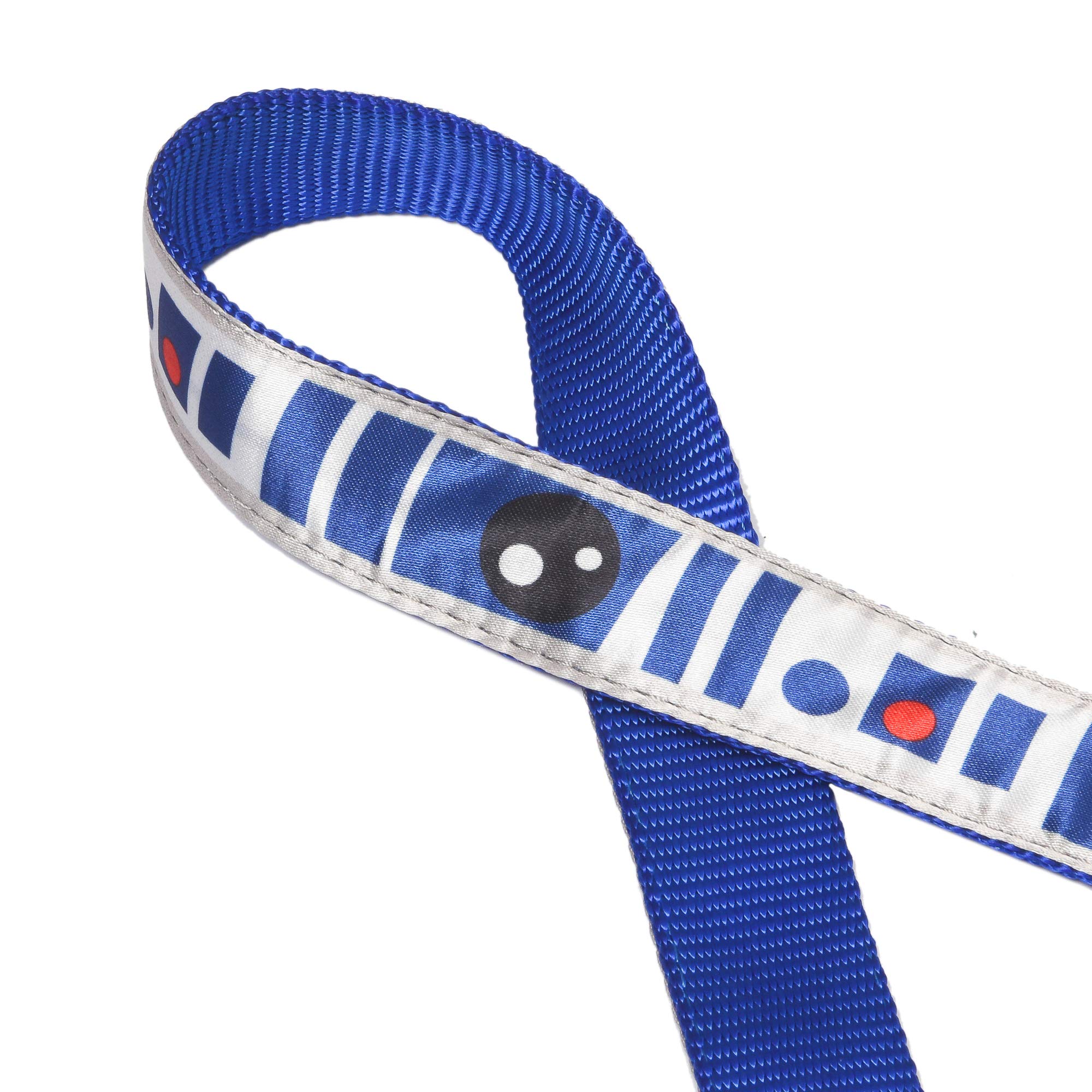 Star Wars R2D2 Dog Leash - 4ft Blue Nylon Pet Leash for Small Medium Large Dogs | Adjustable Durable Pet Lead with Strong Clip for Collars & Harnesses | Perfect for Walking, Training & Star Wars Fans | Official Licensed FF17249