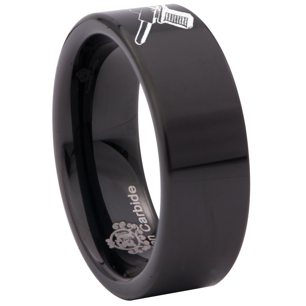 Premium Tungsten Carbide Wedding Band for Men & Women - 8mm Comfort Fit Ring - Durable & Scratch-Resistant - Perfect for Anniversaries, Engagements & Everyday Wear - Ideal for Military, Outdoor & Active Lifestyles