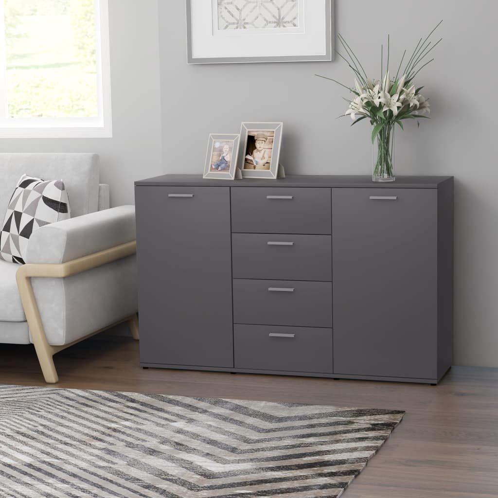 YUUIKLLE Sideboard Buffet Server - Modern Storage Cabinet & Console Table for Home, Kitchen, Dining Room & Entryway - Sturdy Chipboard Structure - Perfect for Entertaining, Storage & Home Organization