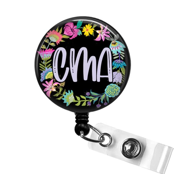 Certified Medical Assistant CMA Badge Reel - Durable ID Badge Holder for Nurses & Medical Professionals - Perfect Nursing School Graduation Gift & CMA Gift for Clinical Work & Hospital Use