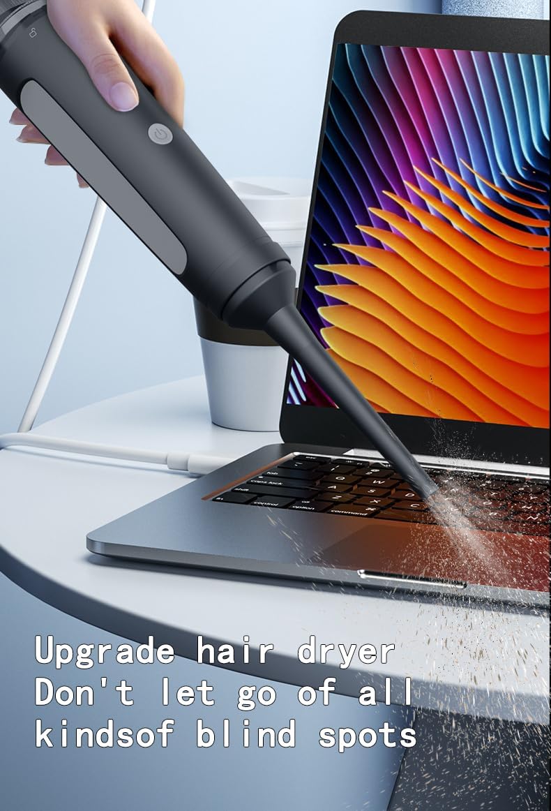 PATO Cordless Handheld Vacuum Cleaner - Powerful Suction Mini Car Vacuum, Portable Dust Buster for Home, Car & Pet Hair Cleaning - Black | Ideal for Car Seats, Sofas & Hard-to-Reach Corners