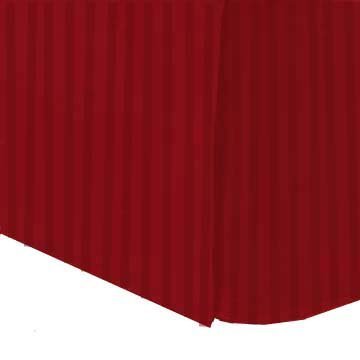 Premium 210 Thread Count Egyptian Cotton Split Corner Bed Skirt - Queen/Super Queen/Olympic Queen Size, 12