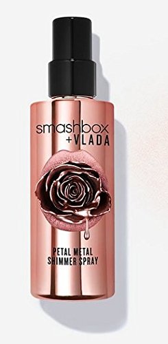Smashbox x Vlada Petal Metal Shimmer Spray - Highlighter & Body Glitter for Face & Body - Perfect for Parties, Festivals & Special Occasions