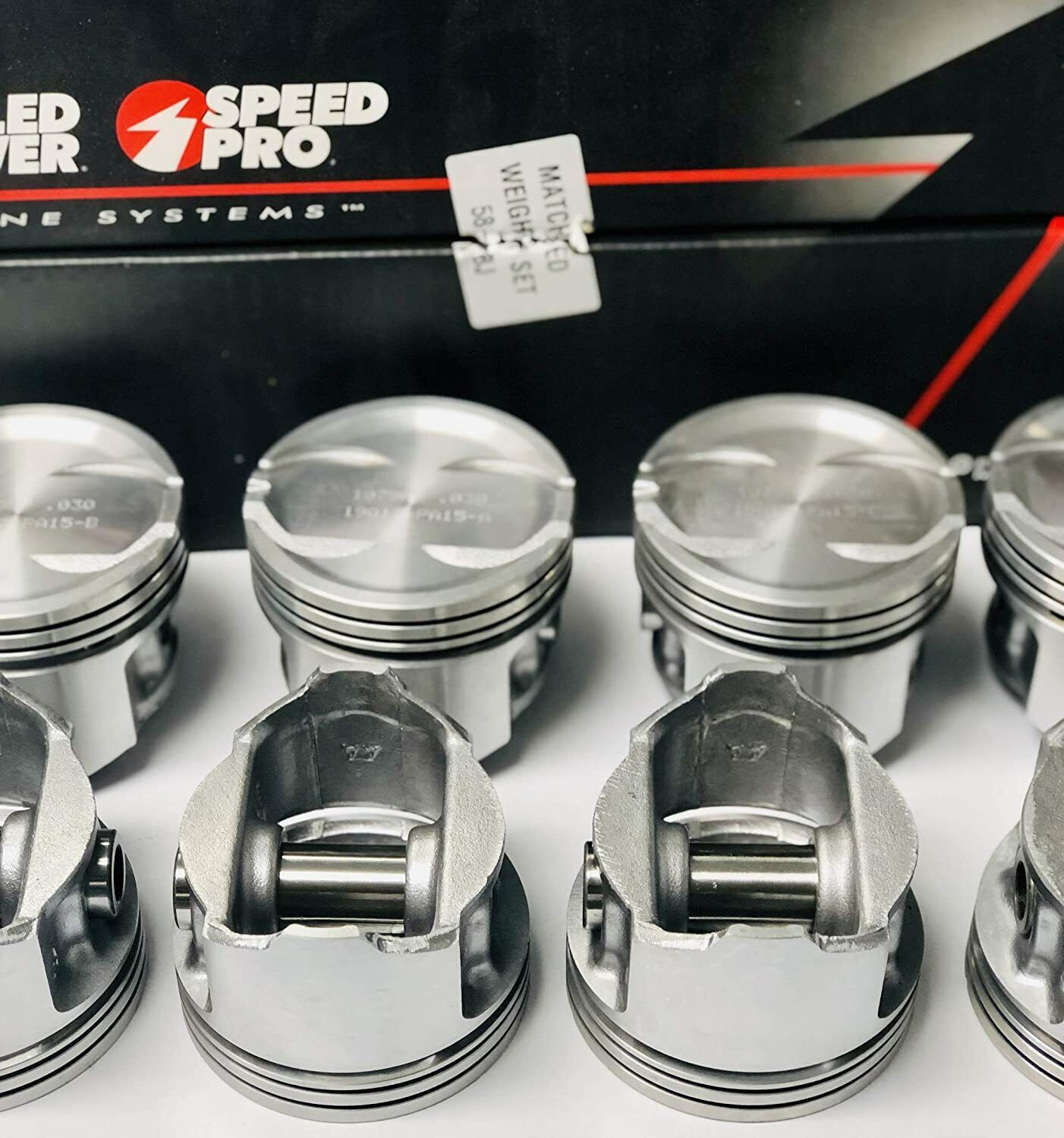 SEALED POWER Pistons & Rings Kit for AMC Jeep 304 Engine - Compatible with Gremlin, Rambler 1970-1983 Models (Part# 040) - High Performance Engine Rebuild & Restoration Parts for Classic Cars