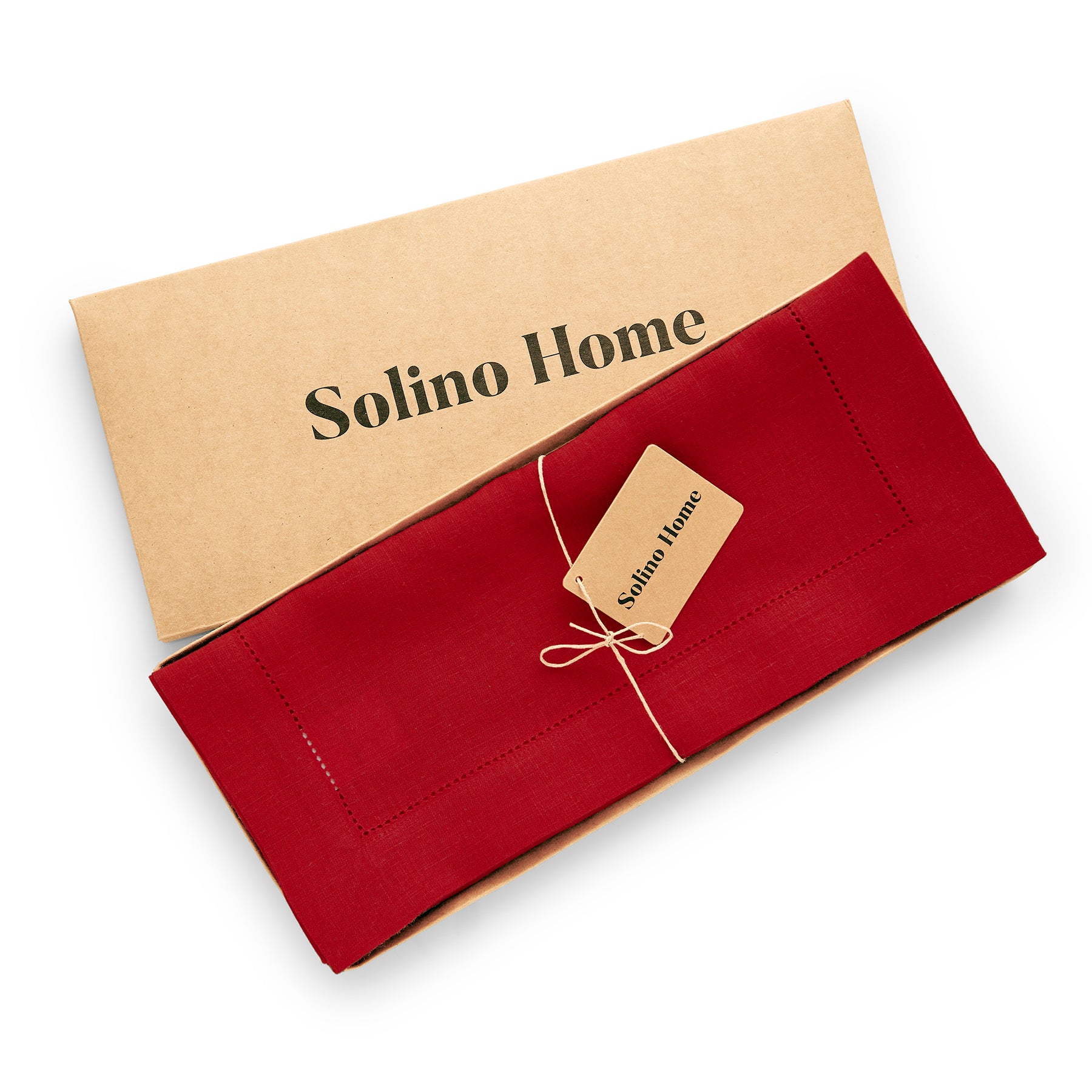 Sonoma Hemstitch Table Runner - Elegant Linen Table Decor for Dining & Special Occasions | Perfect for Weddings, Holidays & Home Decor
