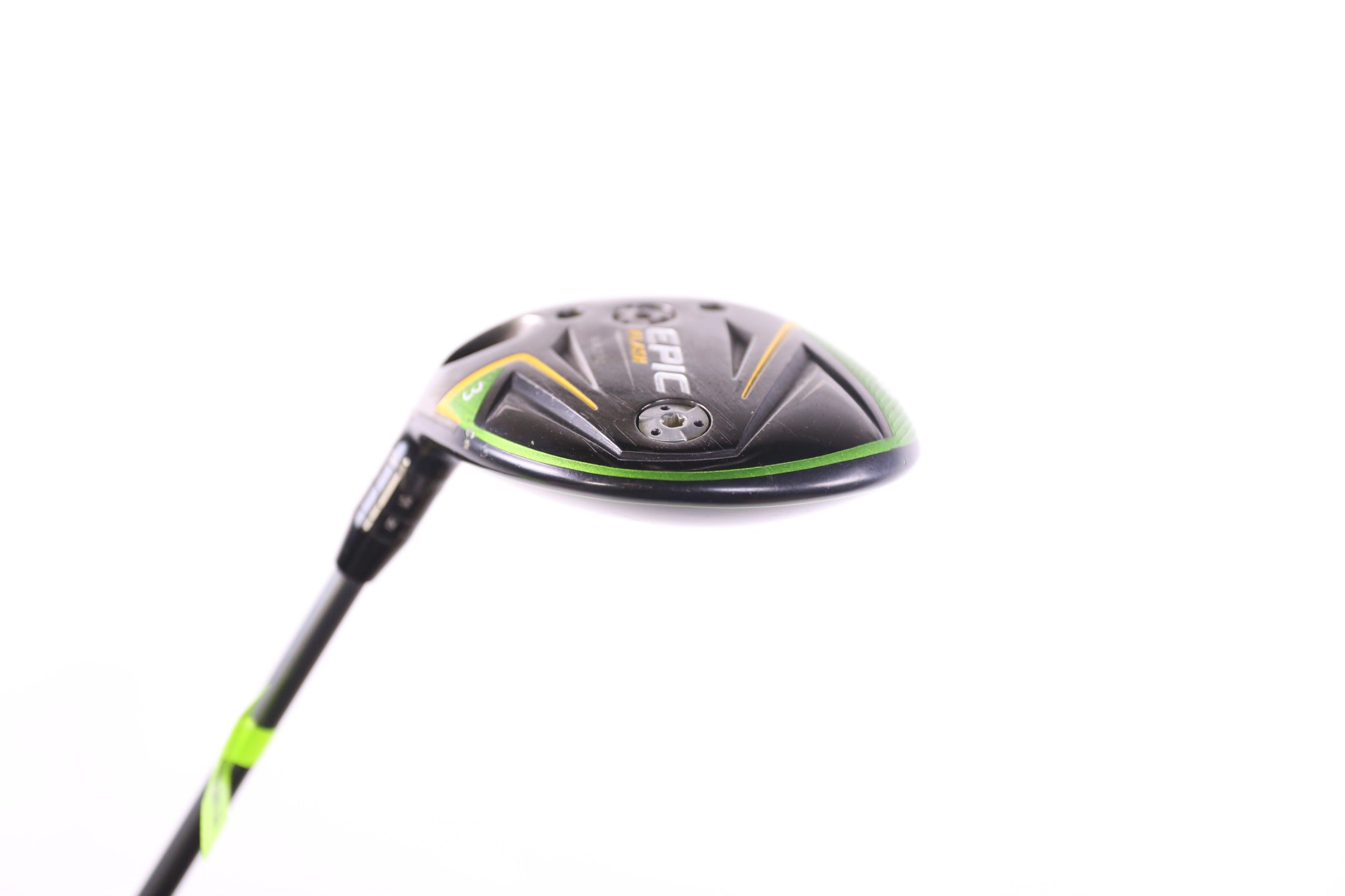 Used Callaway Epic Flash 3 Wood Left Handed 15° Stiff Flex Golf Club - Perfect for Left-Handed Golfers & Driving Range Practice